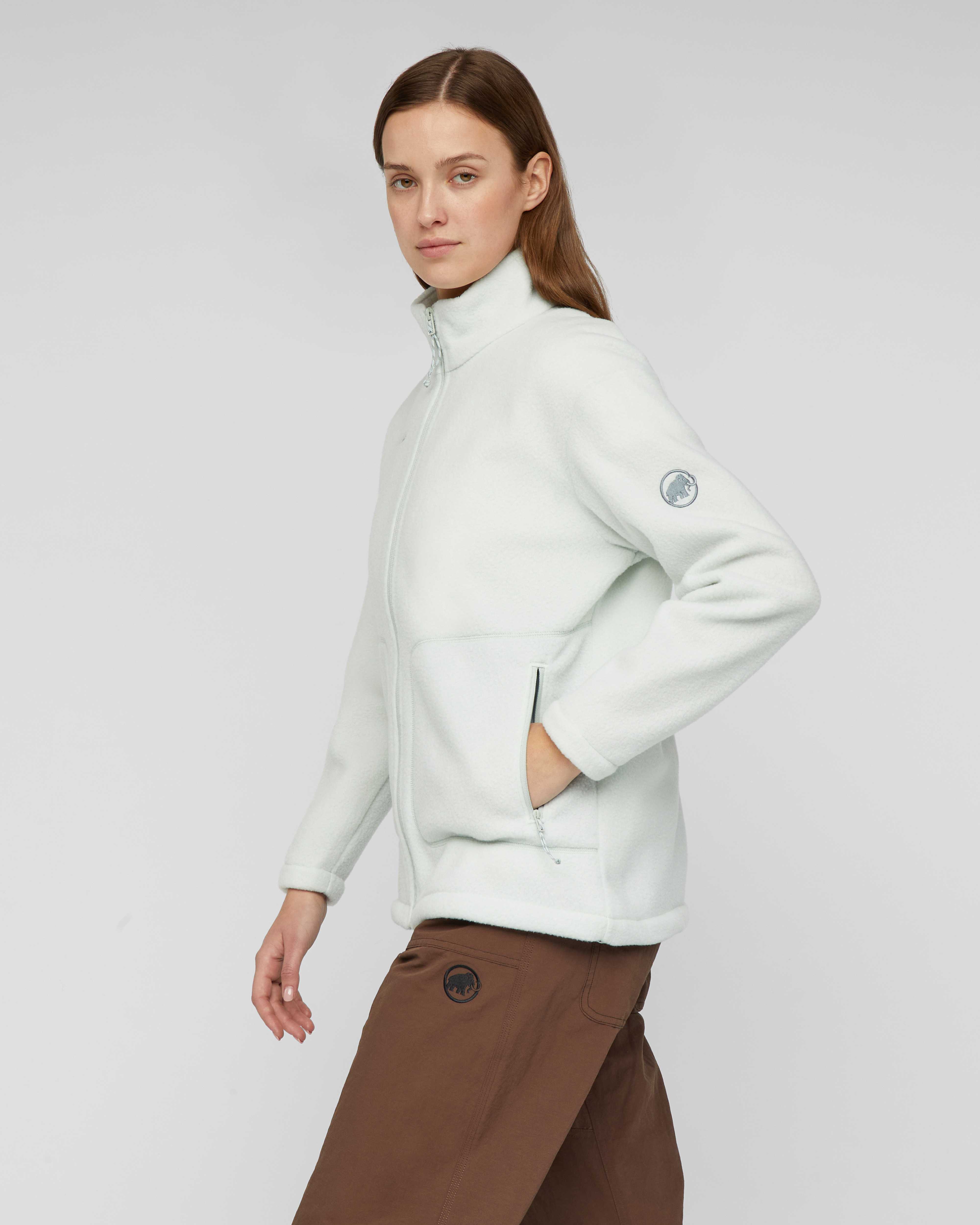 Mammut Falera ML Jacket Women, silver sage - Silver sage - Model side view