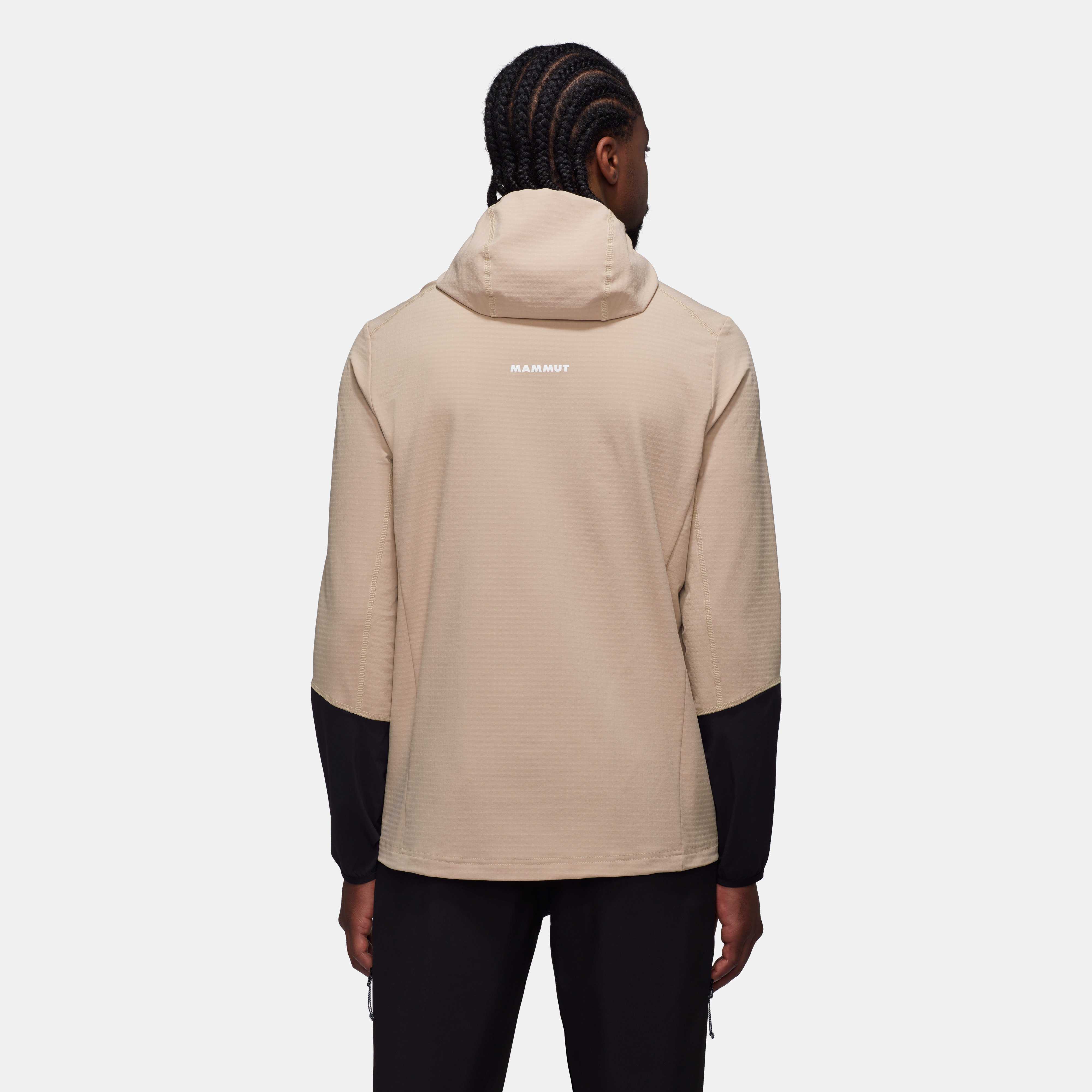 Mammut Madris Light ML Half Zip Hoody Men, savannah-black - Savannah-black