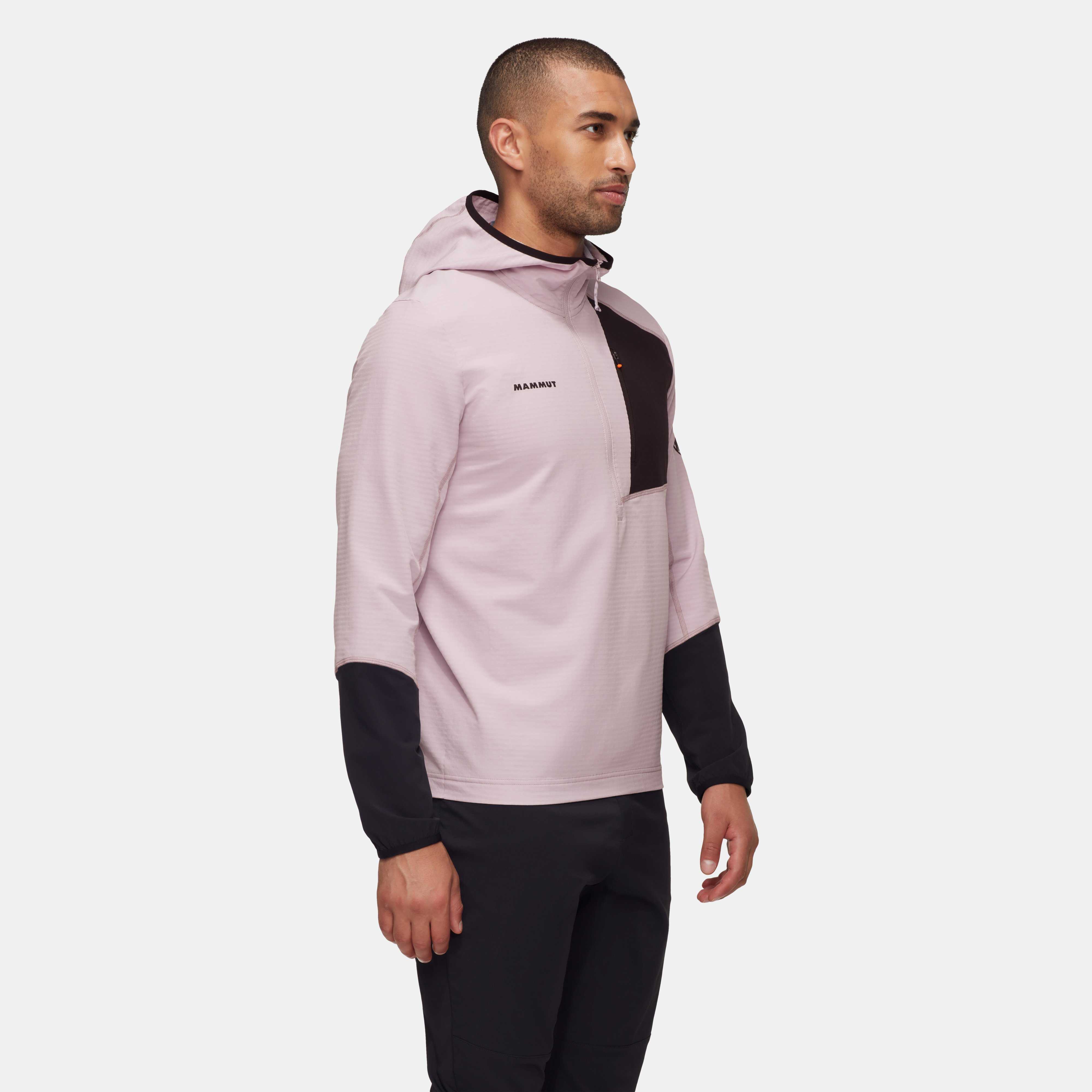 Mammut Madris Light ML Half Zip Hoody Men, alpine calamint-black - Alpine calamint-black