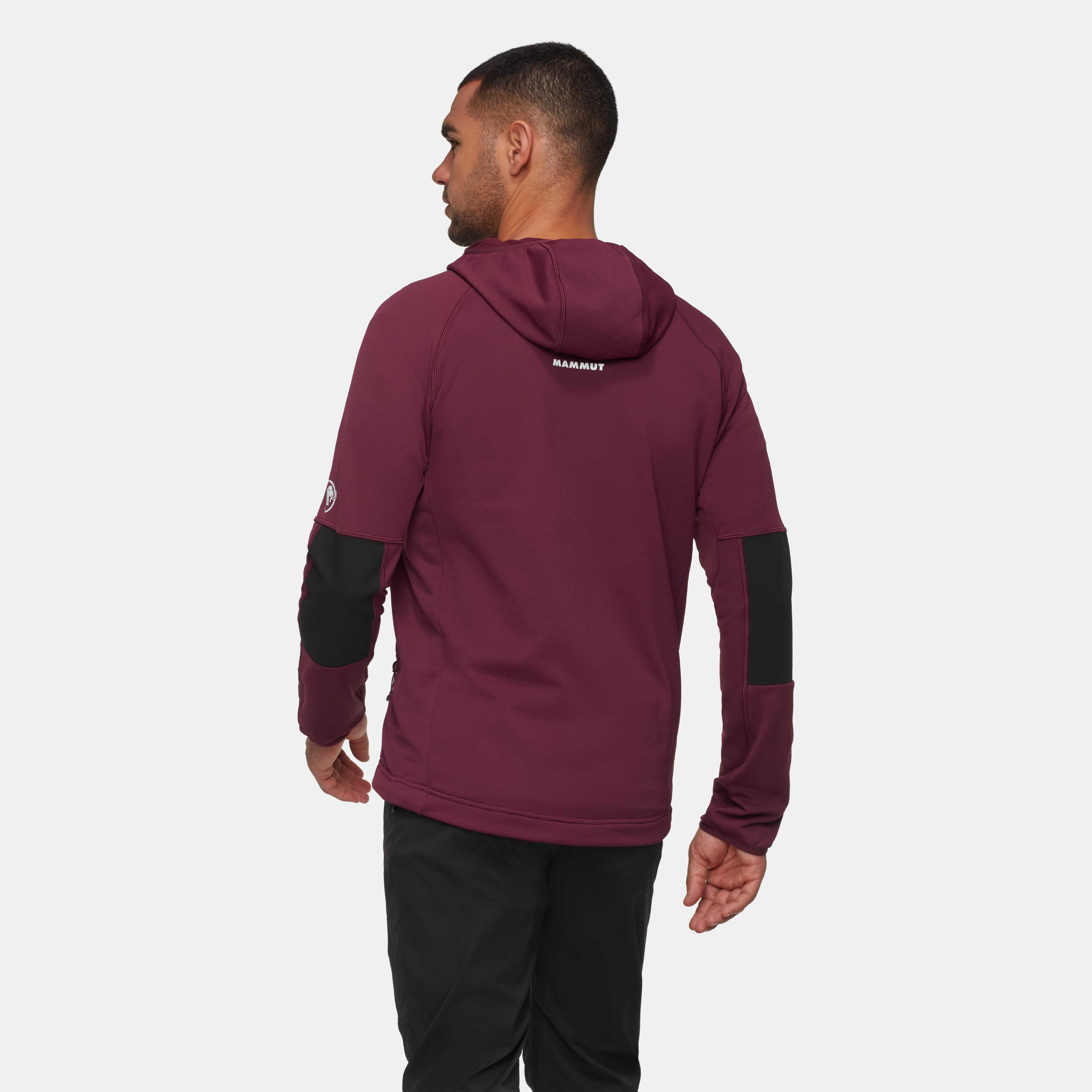 Mammut Massone ML Hooded Jacket Men, vin-black - Vin-black
