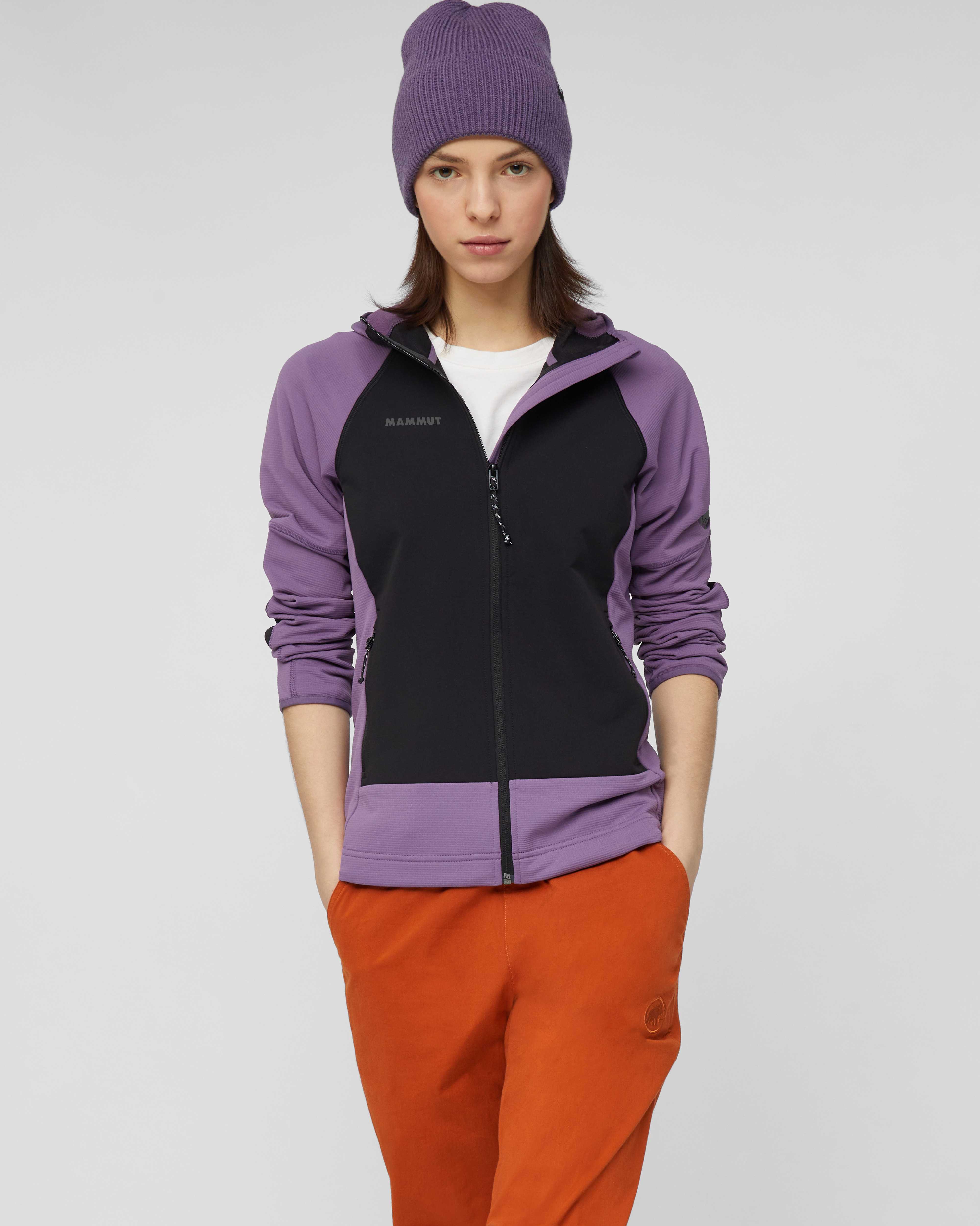 Mammut Massone ML Hooded Jacket Women, paloja-black - Paloja-black - Outdoor view