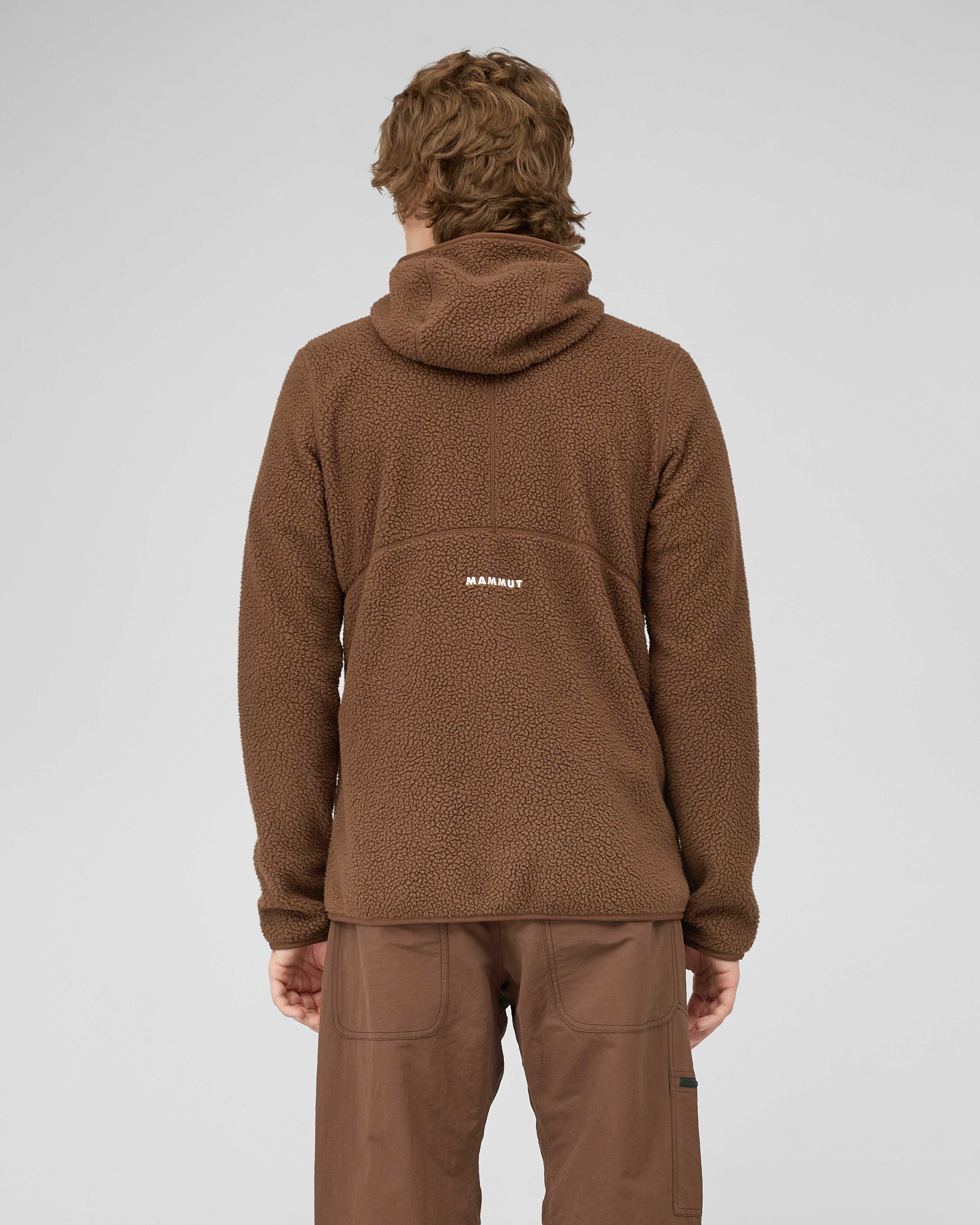 Mammut Falera Pro ML Hooded Jacket Men, soil - Soil - Model back view