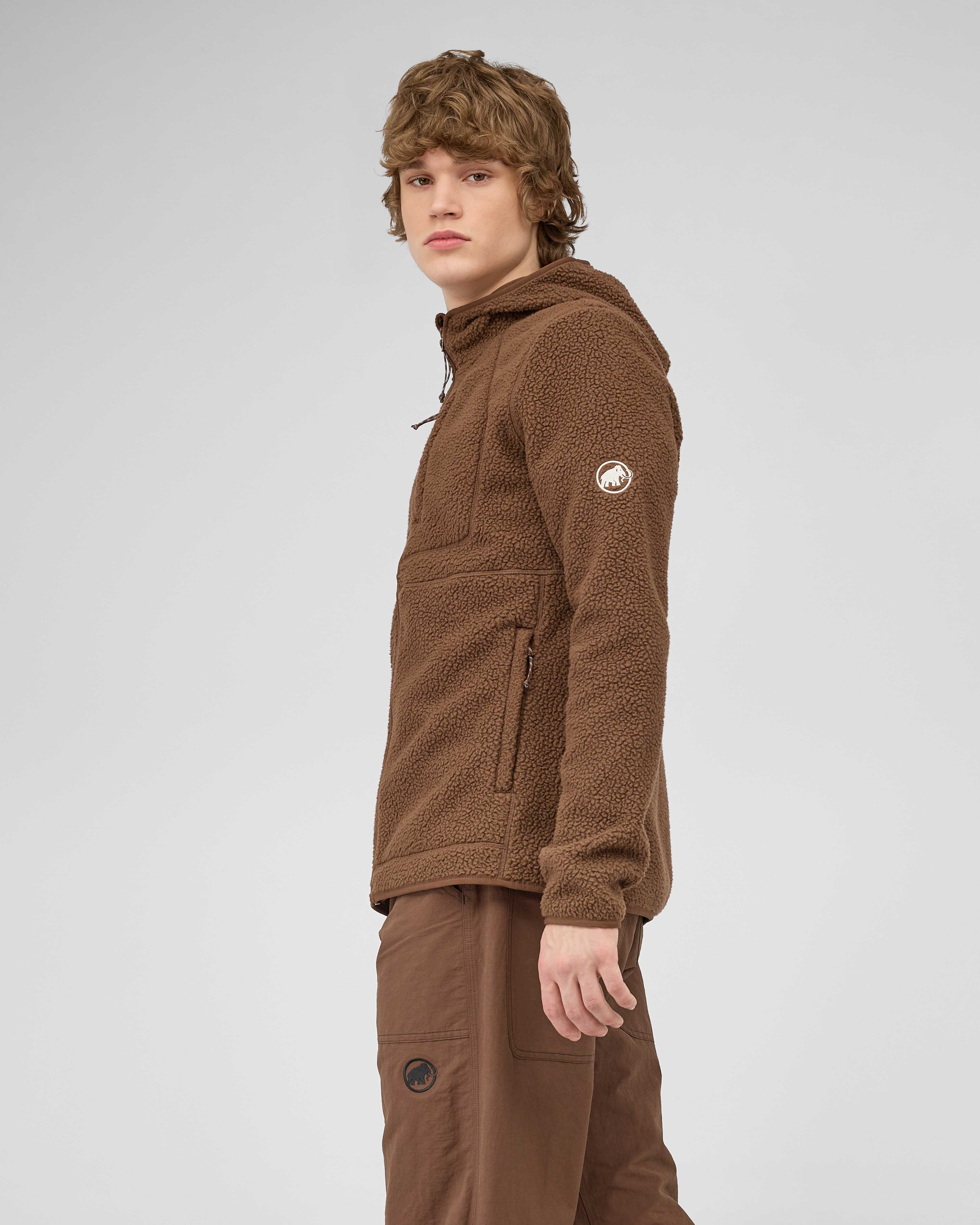 Mammut Falera Pro ML Hooded Jacket Men, soil - Soil - Model side view