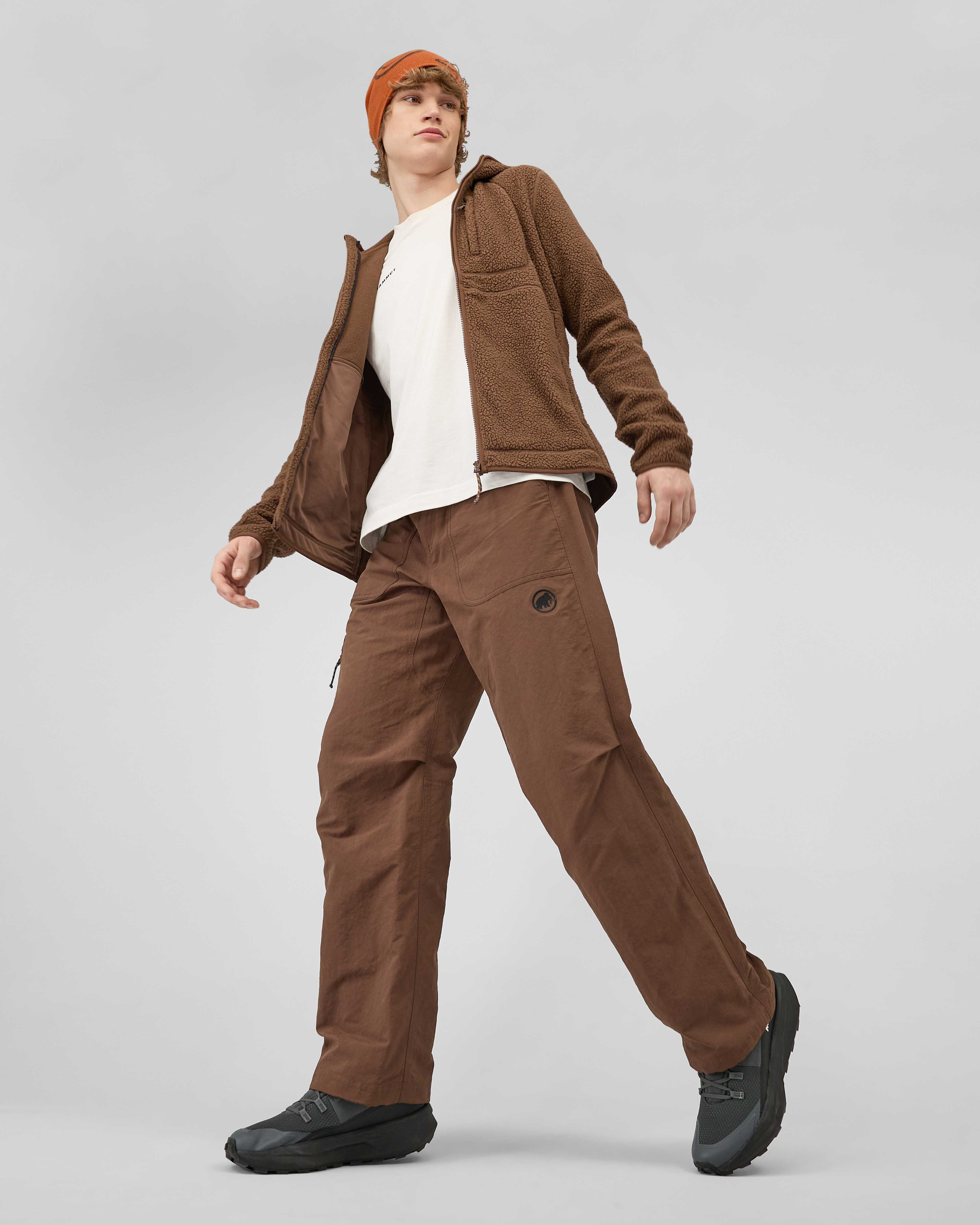 Mammut Falera Pro ML Hooded Jacket Men, soil - Soil - Outdoor view