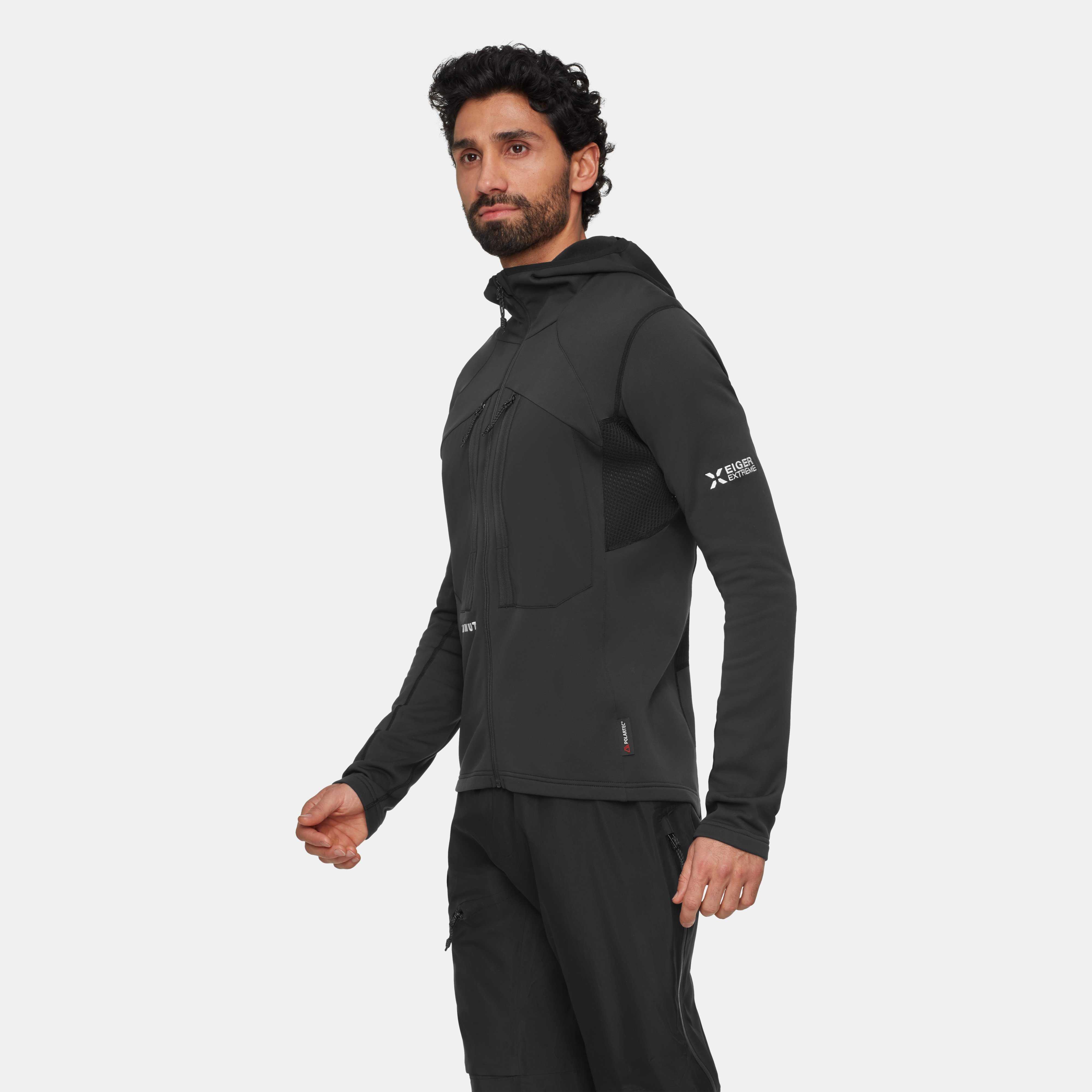 Mammut Eiger Nordwand Advanced ML Hooded Jacket Men, black - Black