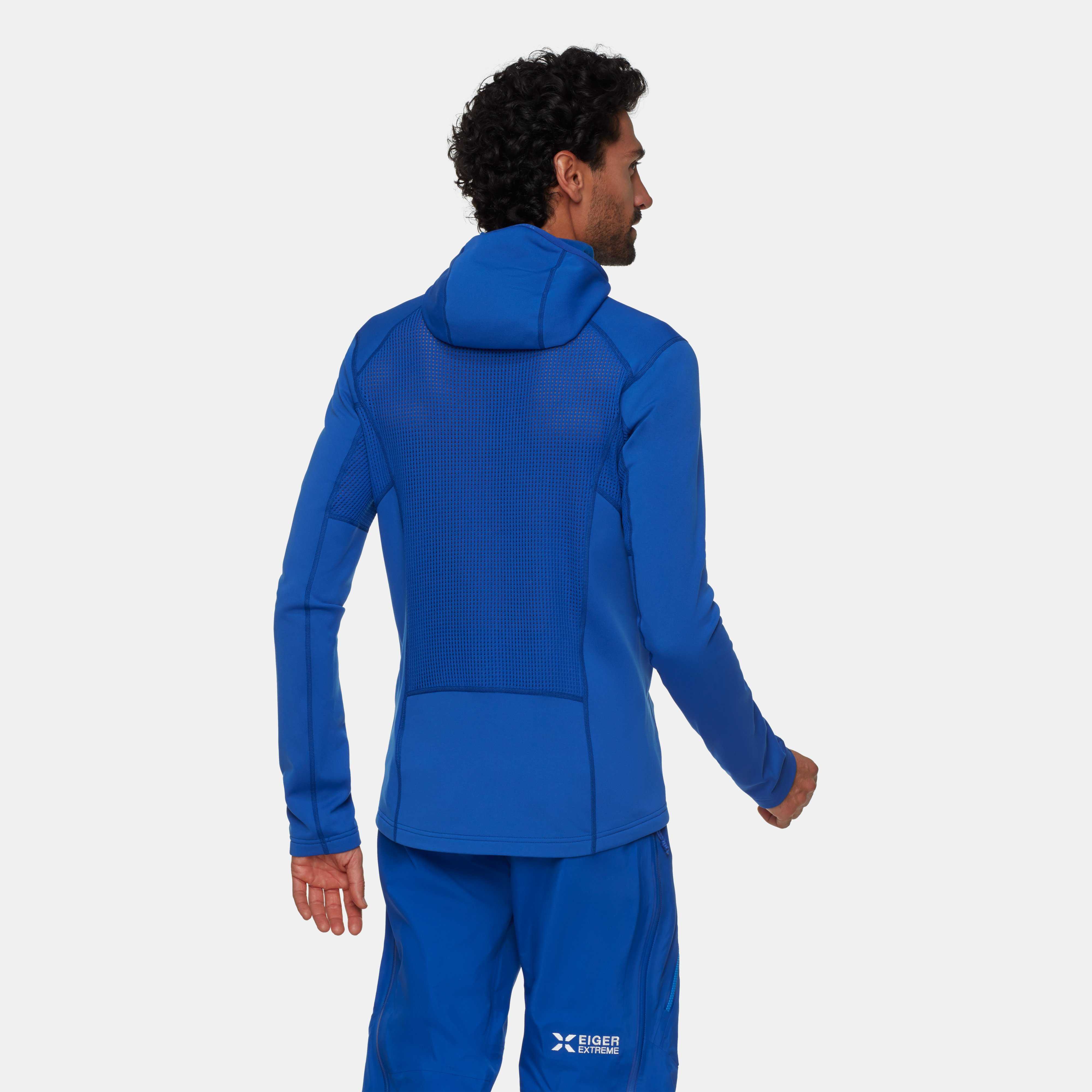 Mammut Eiger Nordwand Advanced ML Hooded Jacket Men, eiger blue - Eiger blue
