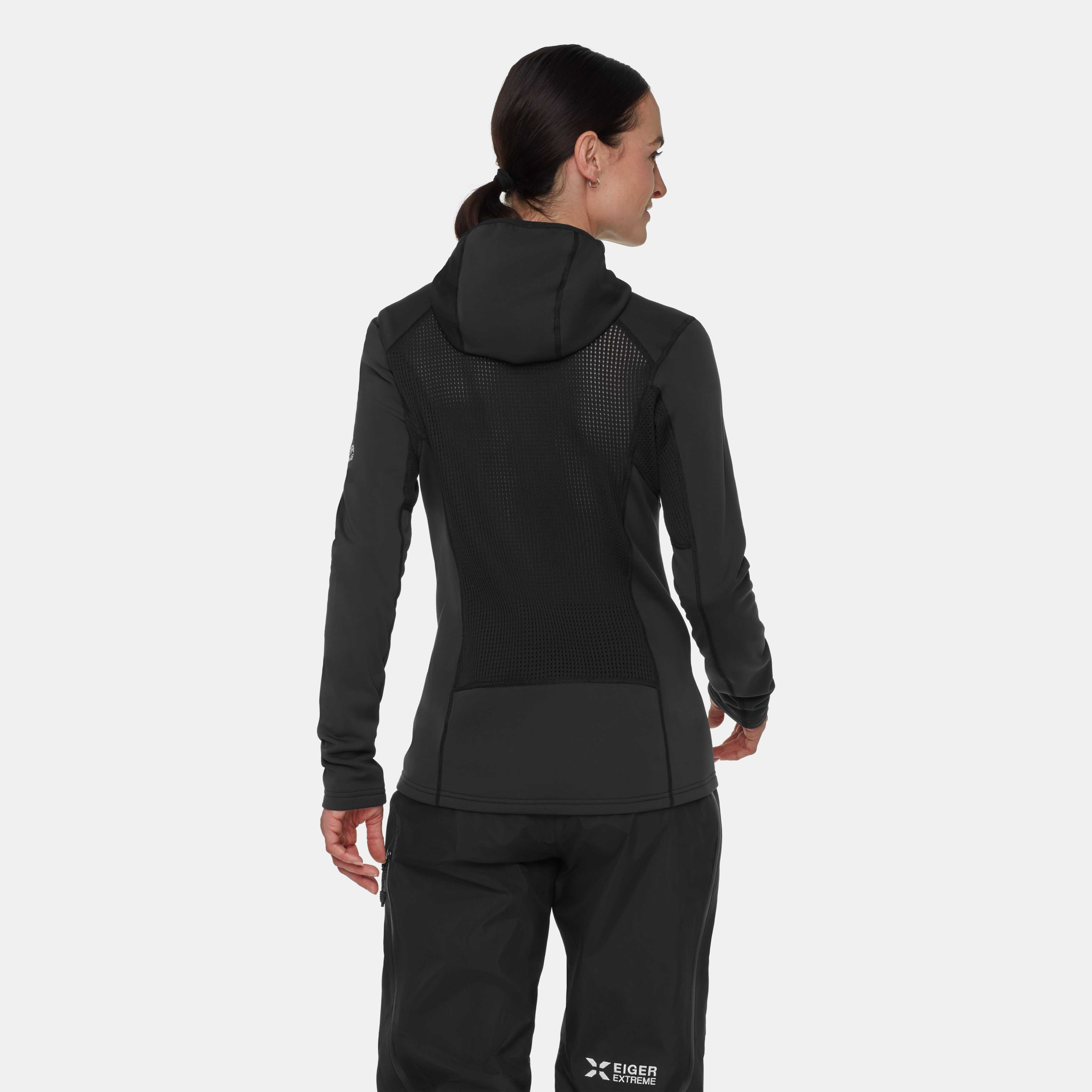 Mammut Eiger Nordwand Advanced ML Hooded Jacket Women, black - Black