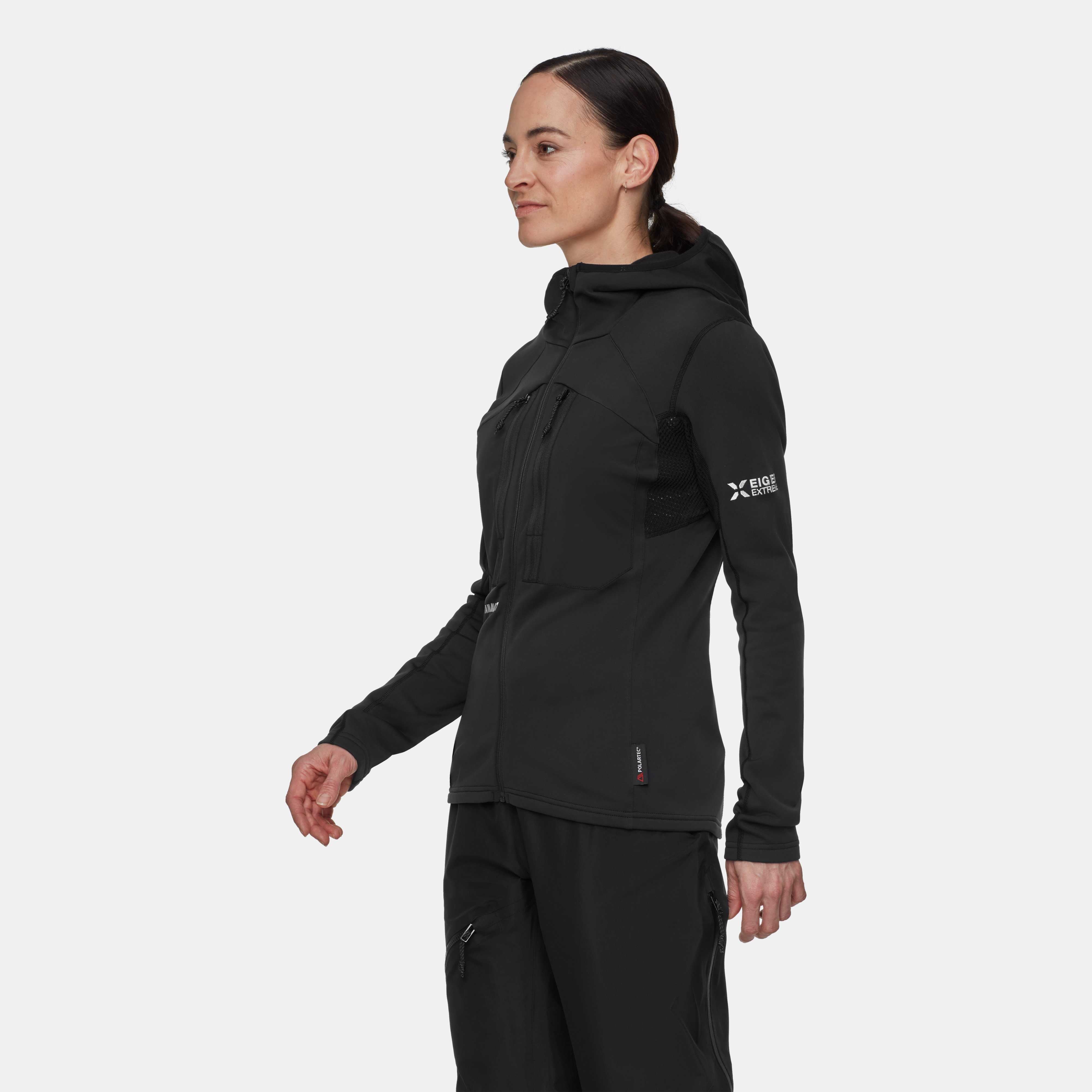 Mammut Eiger Nordwand Advanced ML Hooded Jacket Women, black - Black