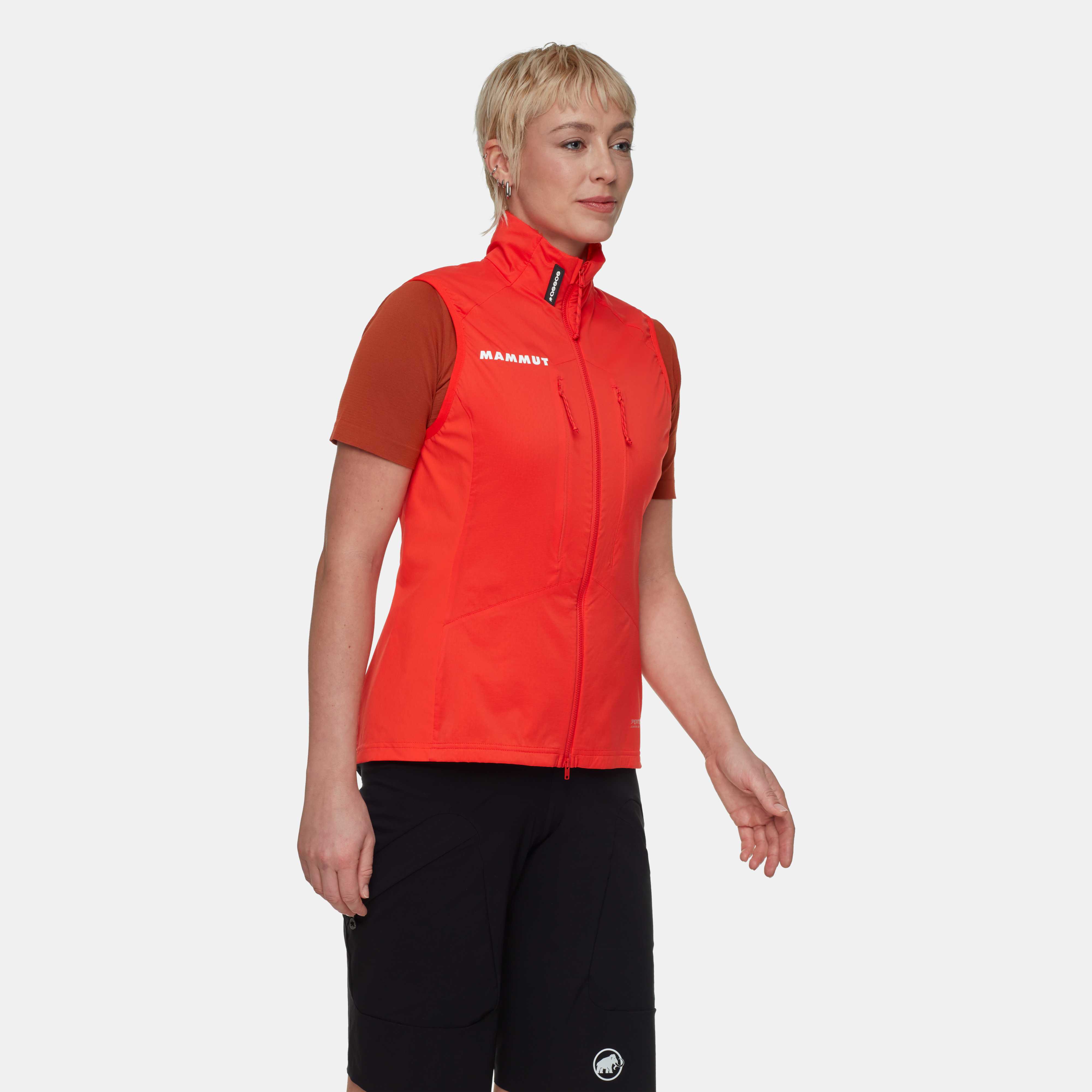 Mammut Assos x Mammut ML Hybrid Vest Women, mammut red - Mammut red