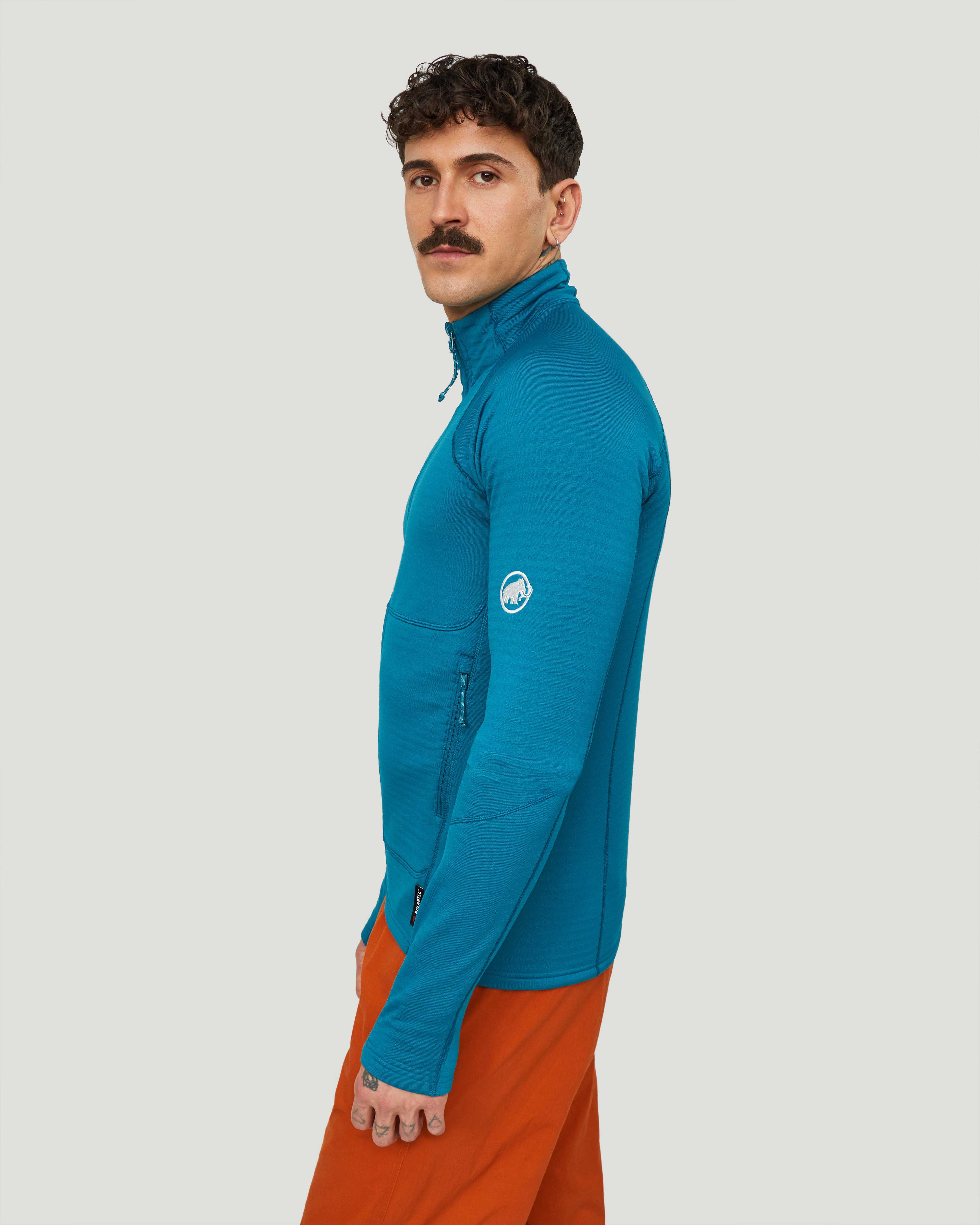 Mammut Taiss ML Jacket Men, deep teal - Deep teal - Model side view