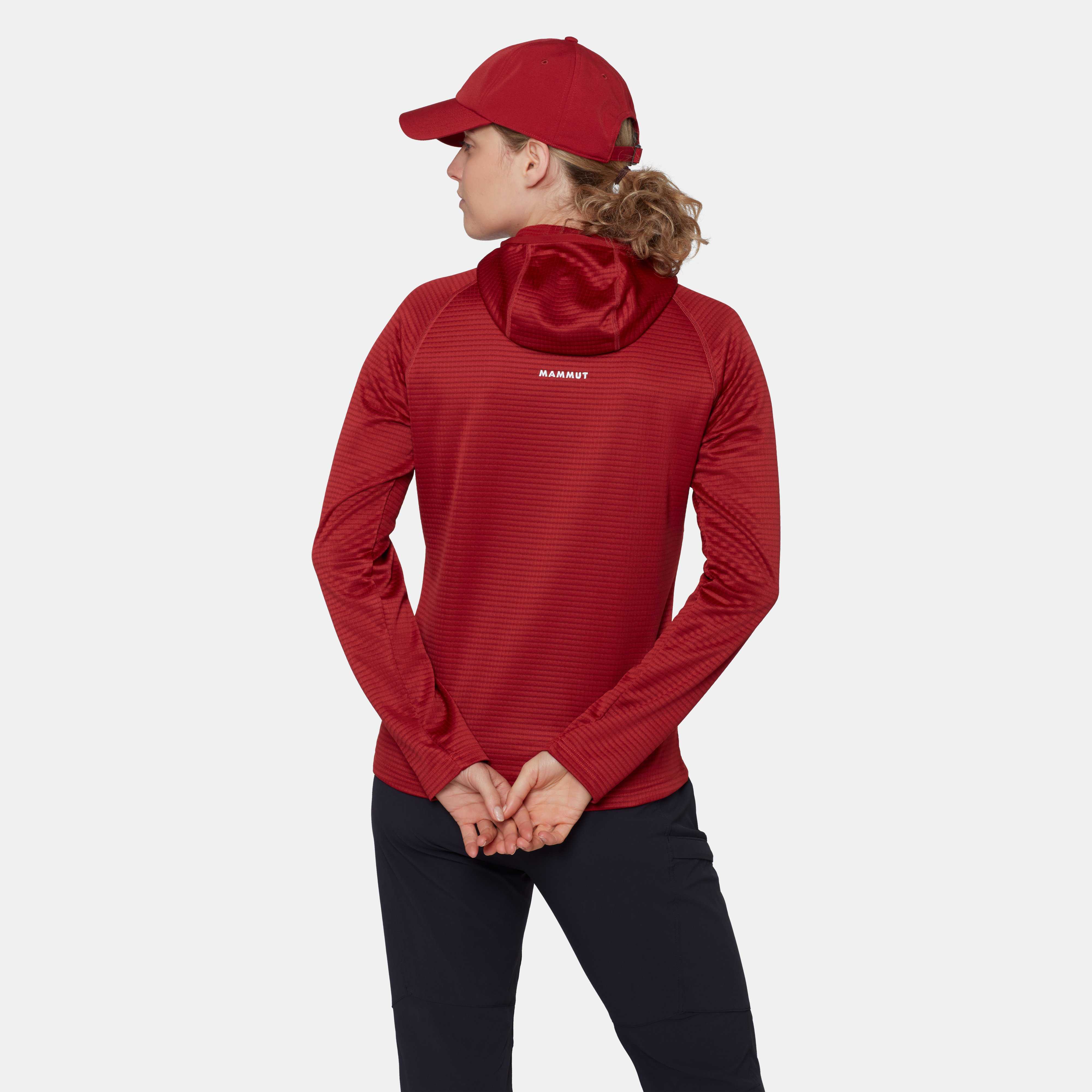 Mammut Crag ML Hooded Jacket Women, dark mammut red - Dark mammut red