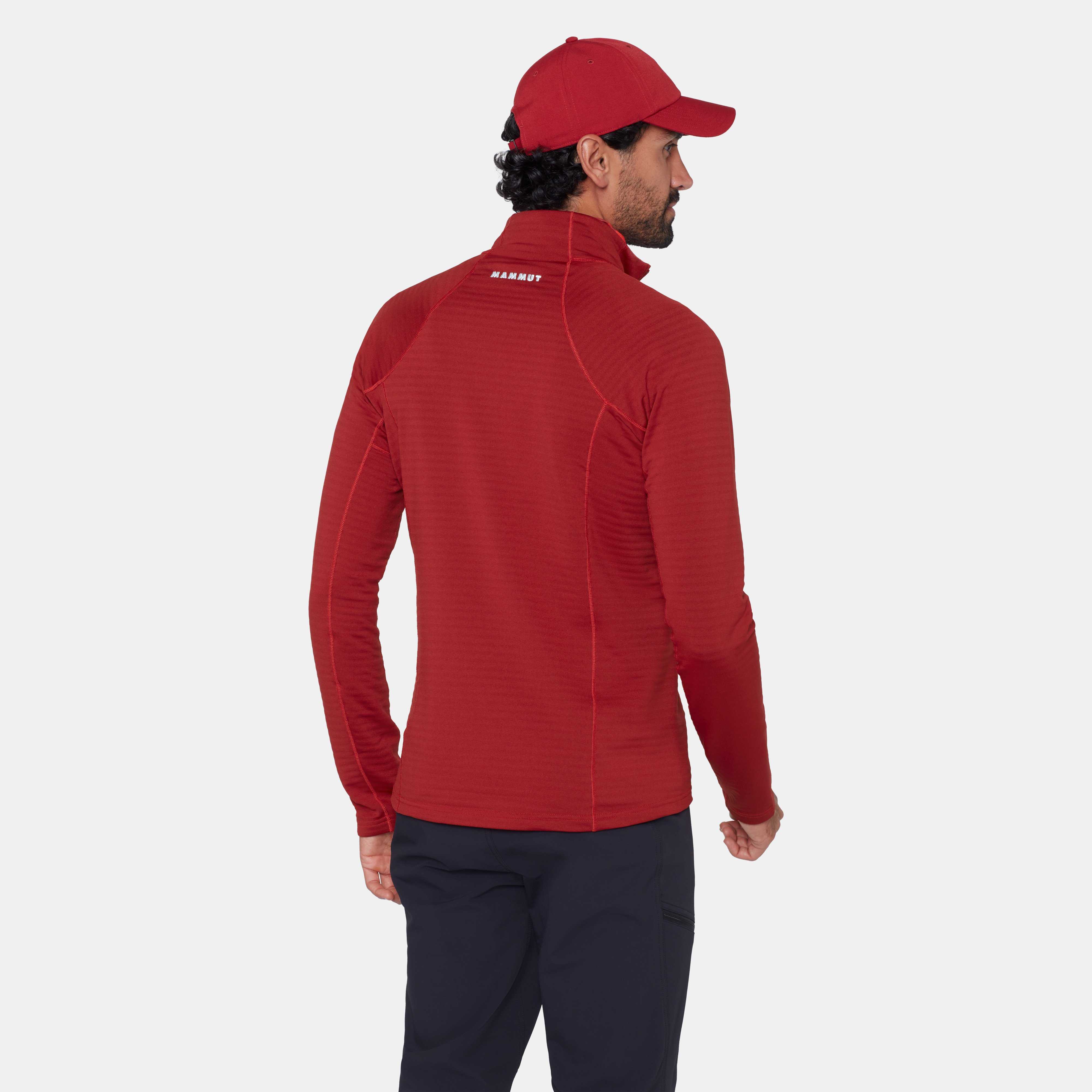 Mammut Taiss ML Half Zip Pull Men, dark mammut red - Dark mammut red