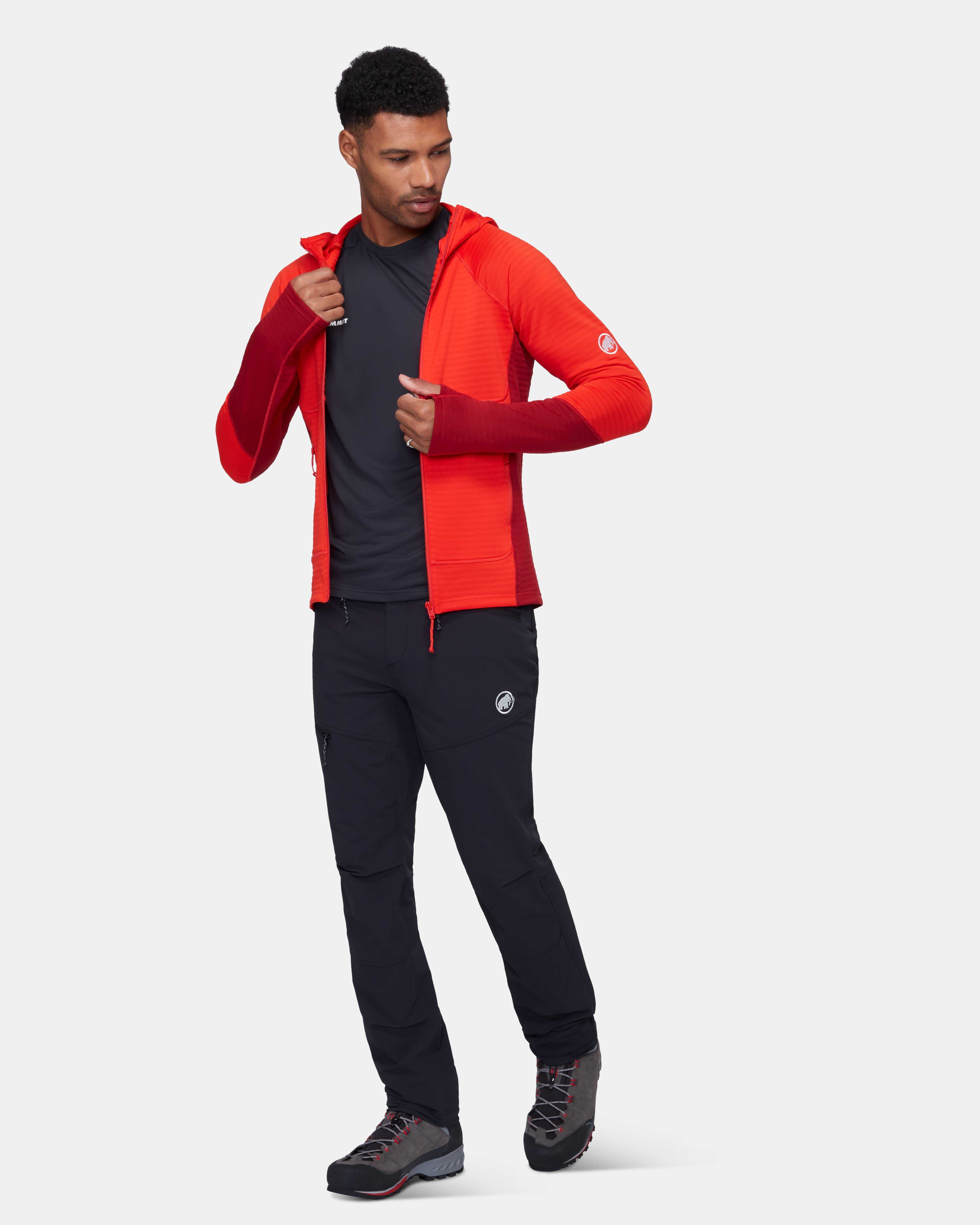 Mammut Taiss ML Hooded Jacket Men, mammut red-dark mammut red - Mammut red-dark mammut red