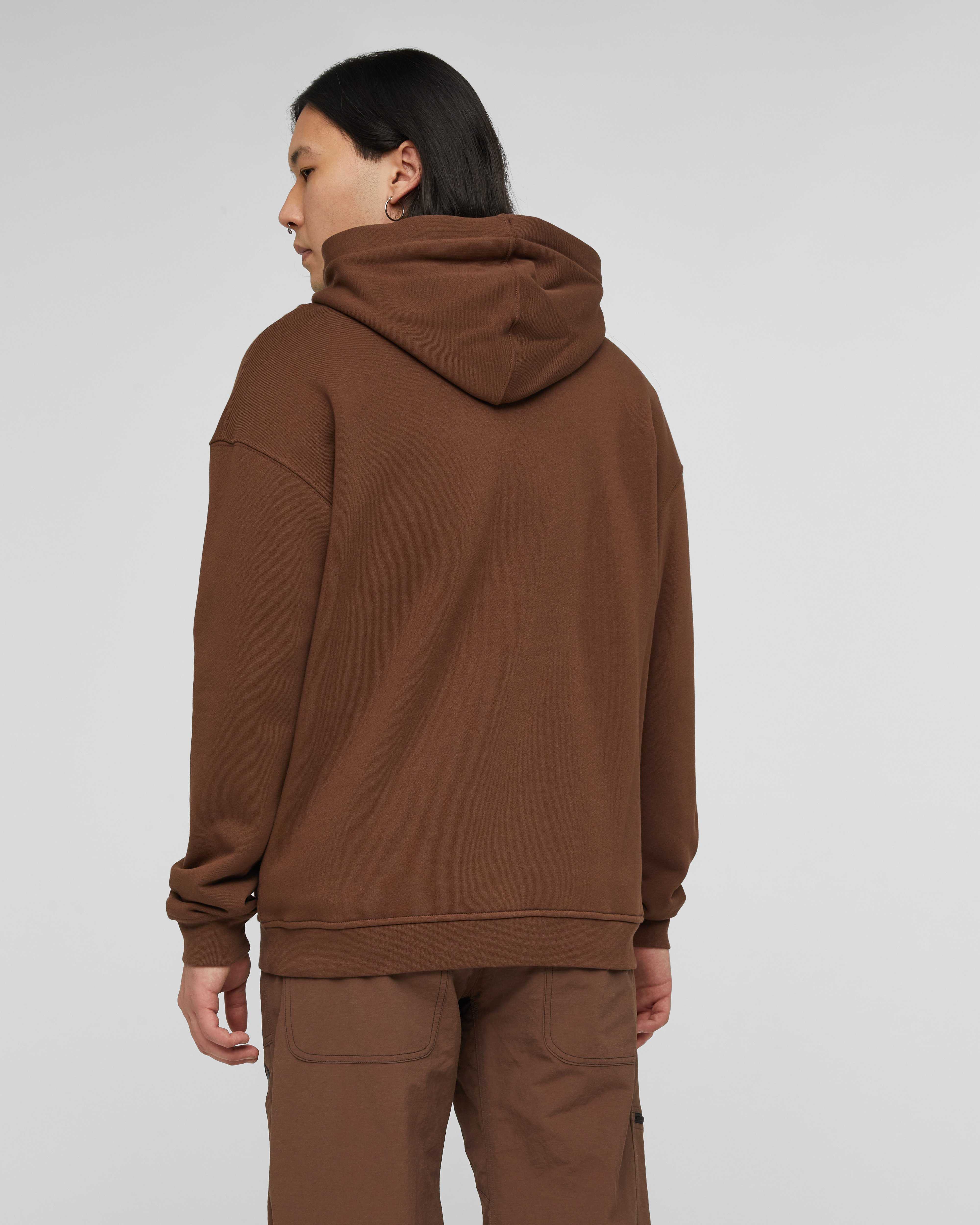 Mammut Mammut Base ML Hoody Men Mini Logo, soil - Soil - Model back view