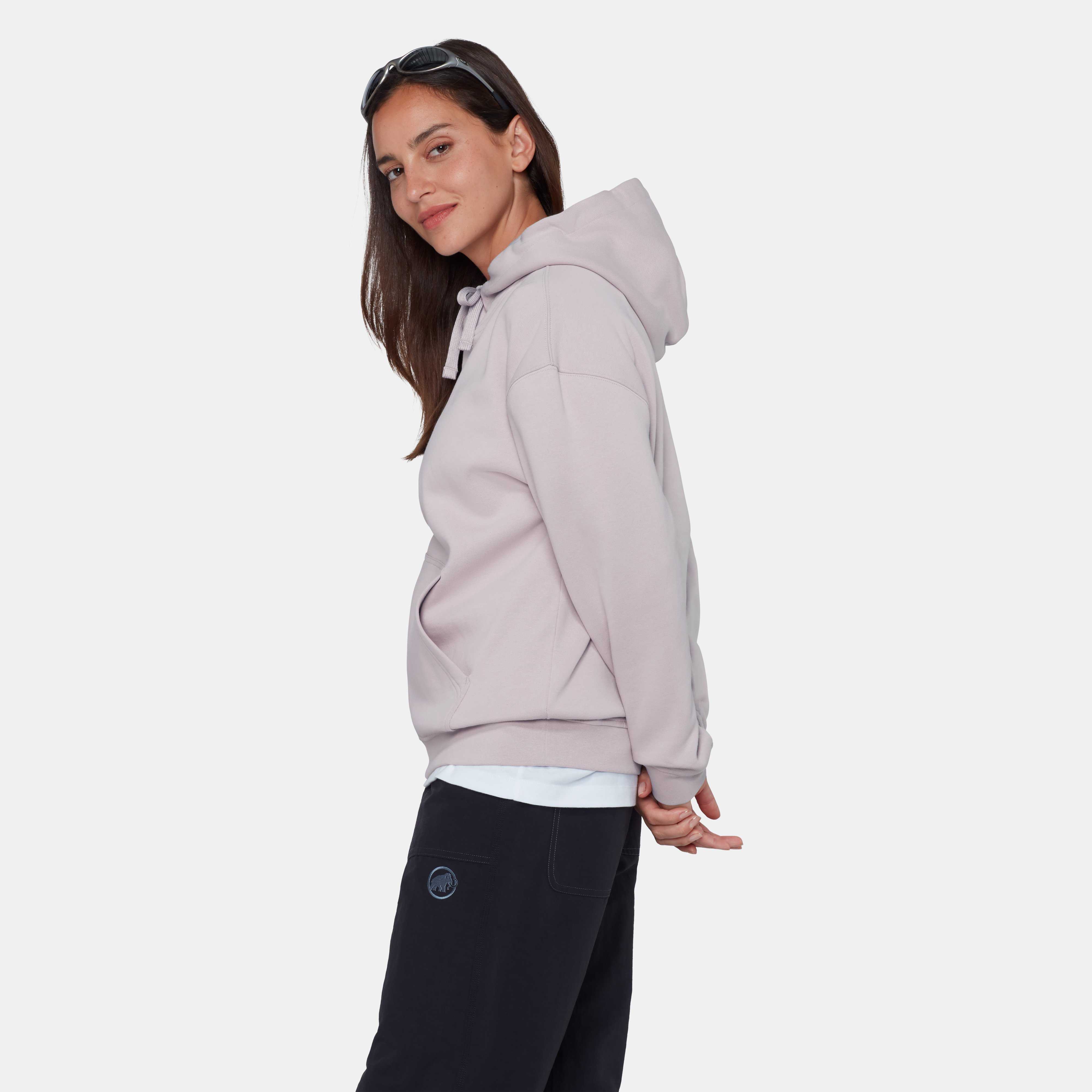 Mammut Mammut Base ML Hoody Women Mini Logo, alpine calamint - Alpine calamint