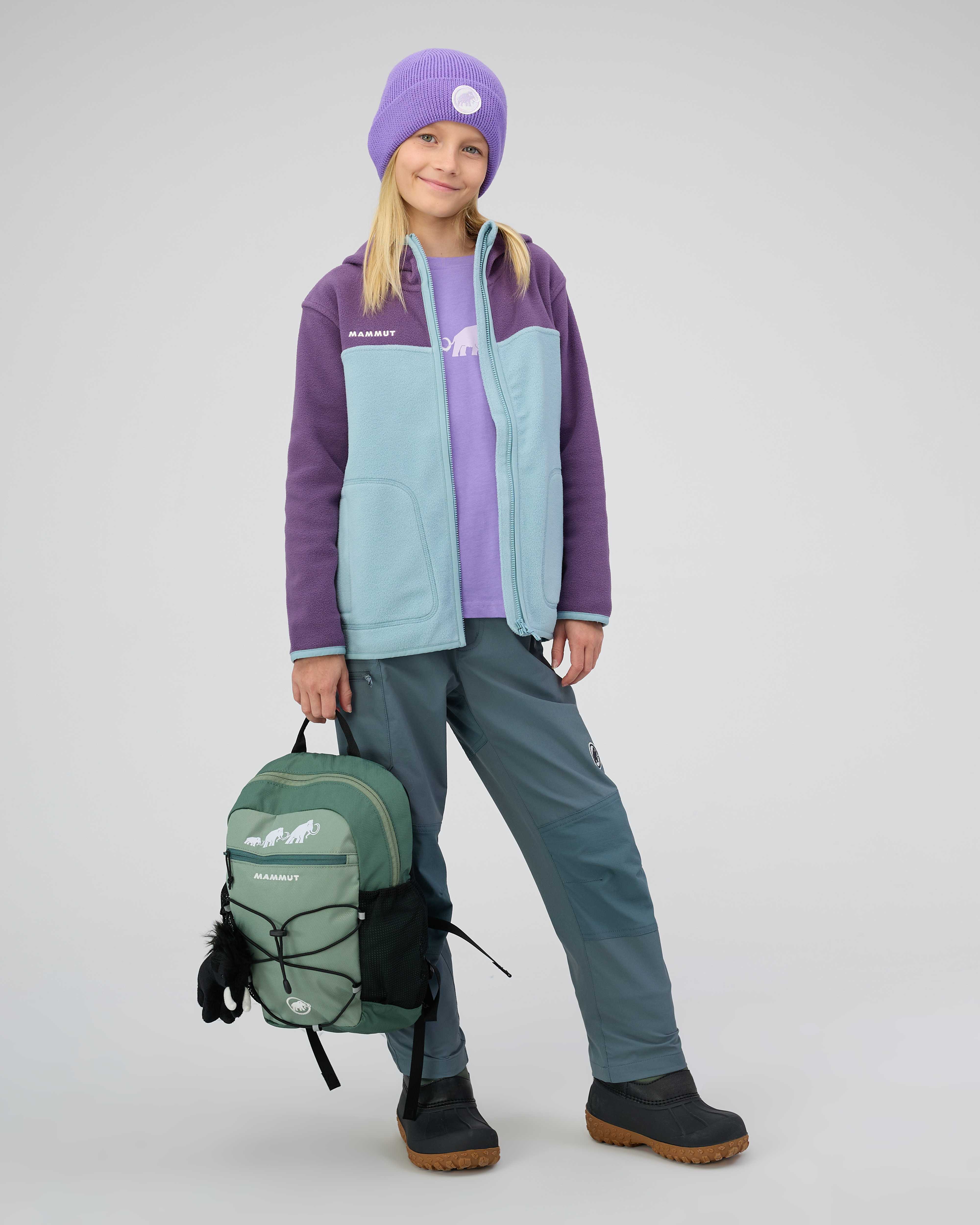 Mammut Waymarker ML Hooded Jacket Kids, nebla-paloja - Nebla-paloja - Outdoor view