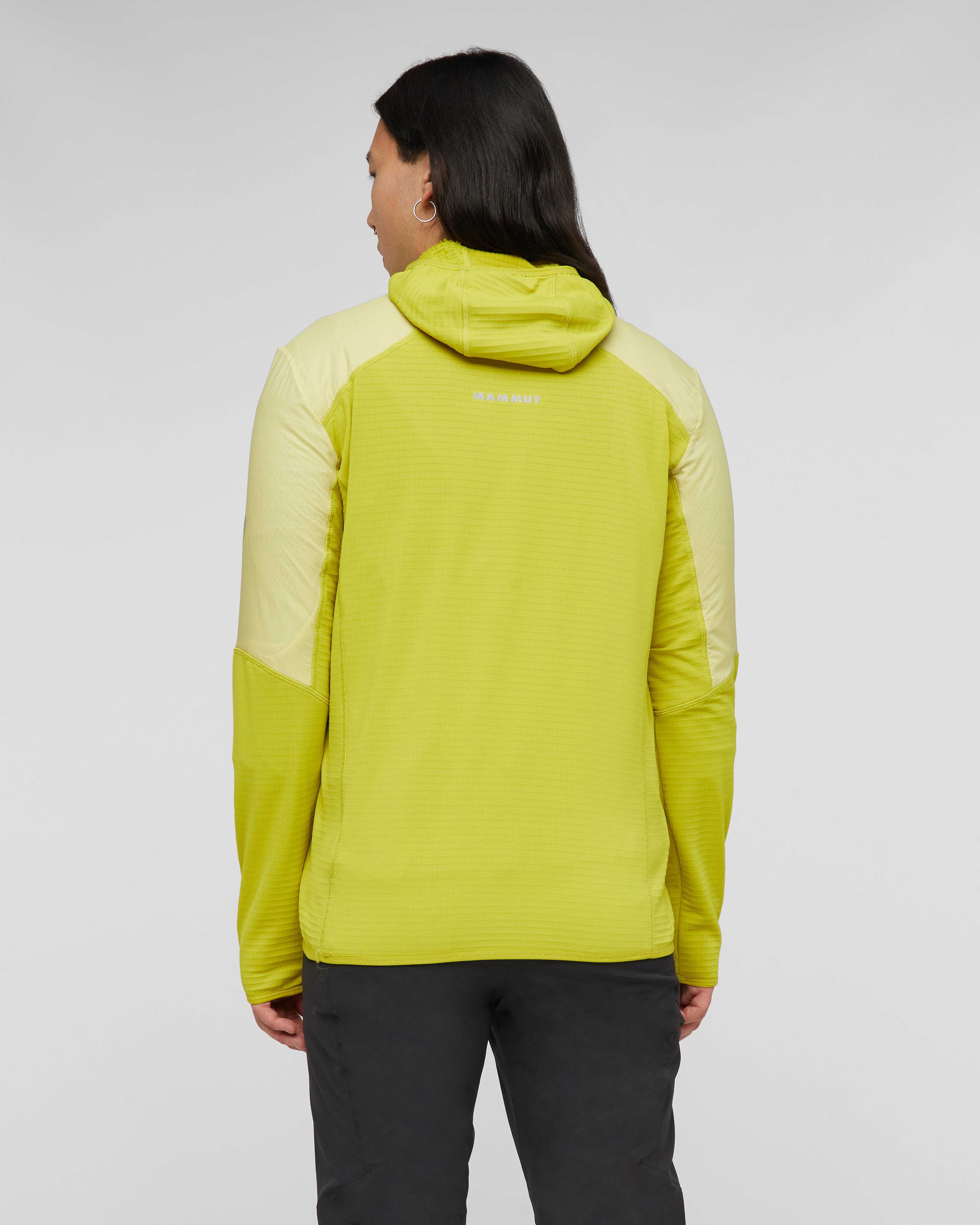 Mammut Aenergy ML Hybrid Hooded Jacket Men, holunder-acacia - Holunder-acacia - Model back view
