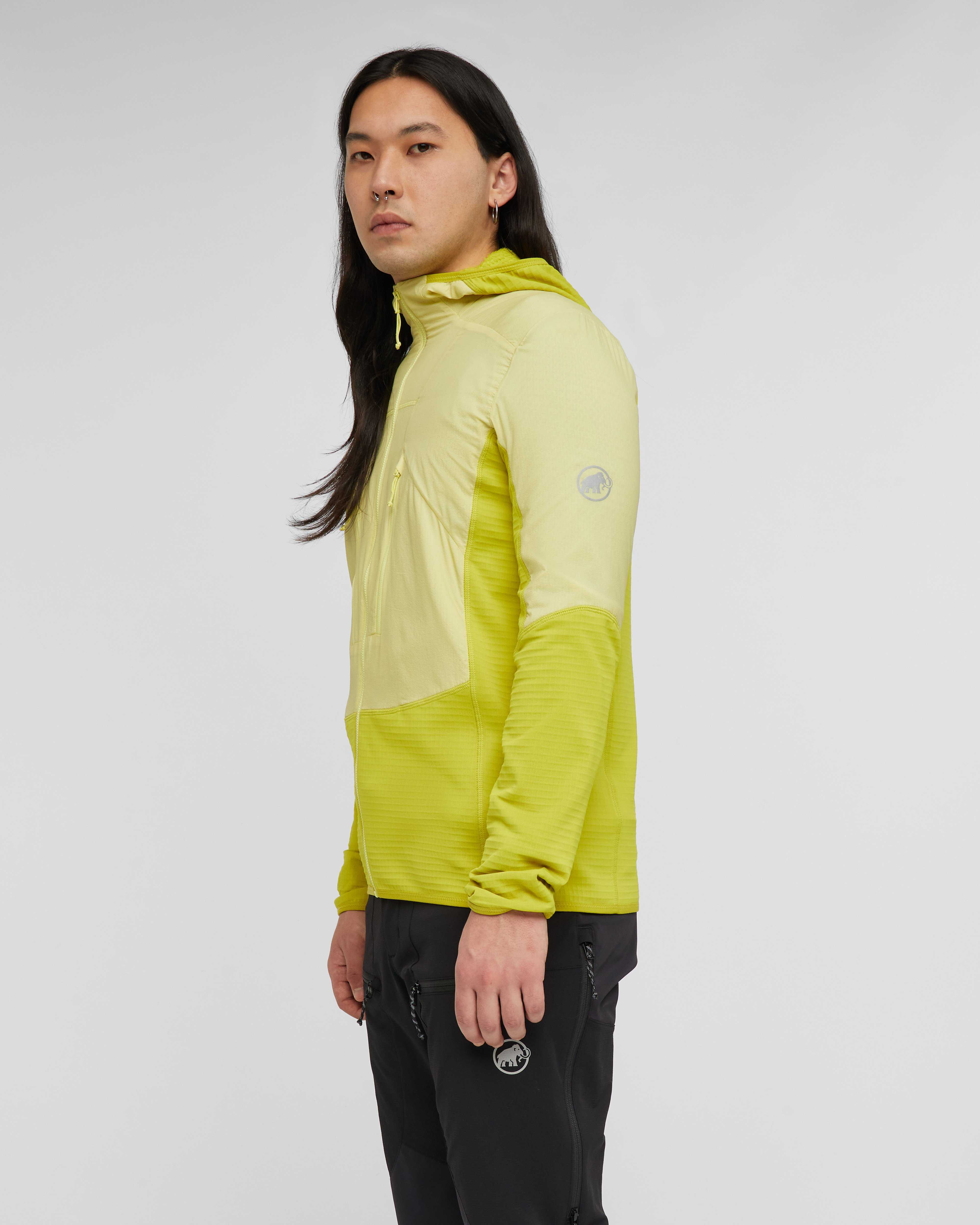 Mammut Aenergy ML Hybrid Hooded Jacket Men, holunder-acacia - Holunder-acacia - Model side view