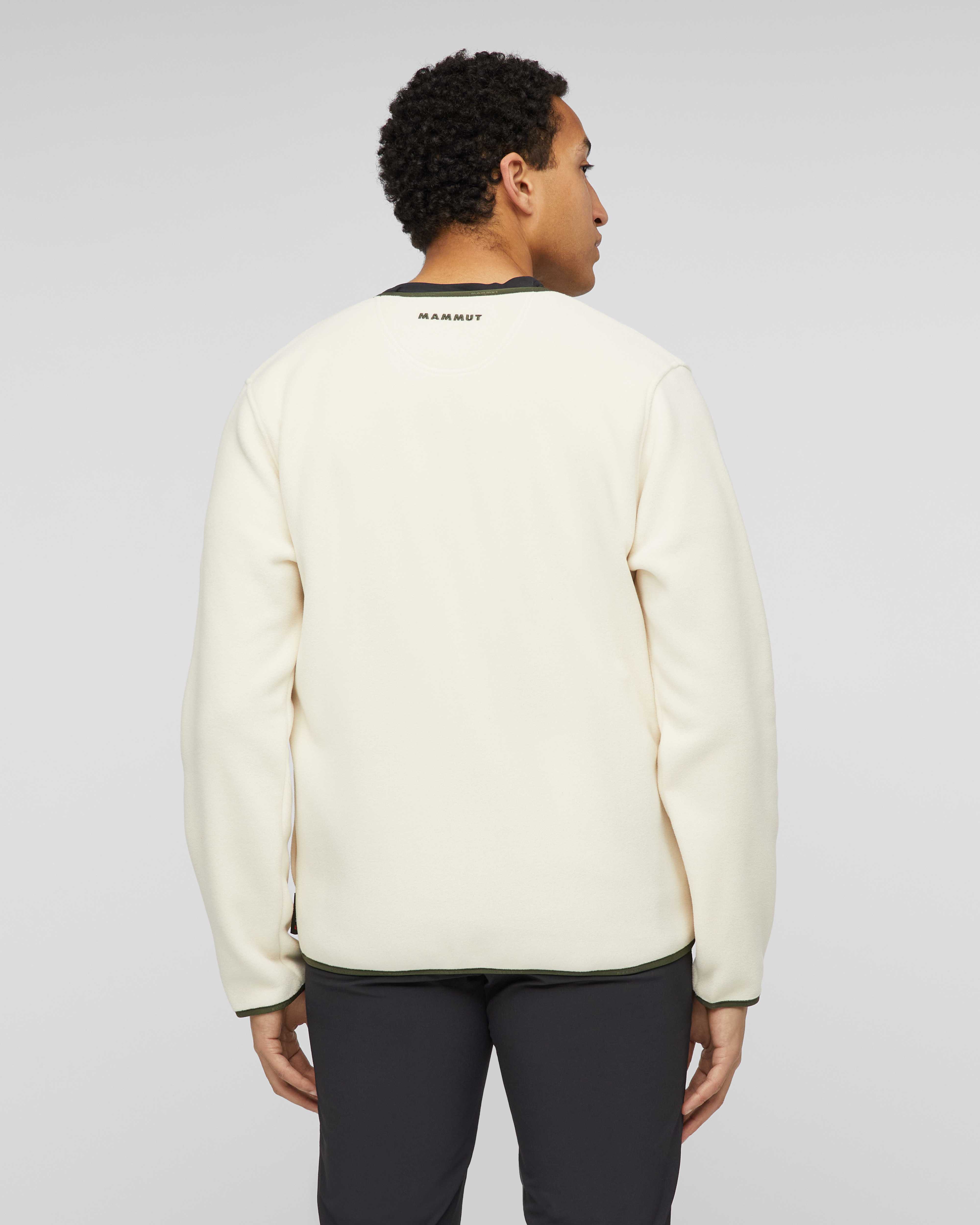 Mammut Moonstone Hybrid ML Cardigan, oatmeal-dark marsh - Oatmeal-dark marsh - Model back view