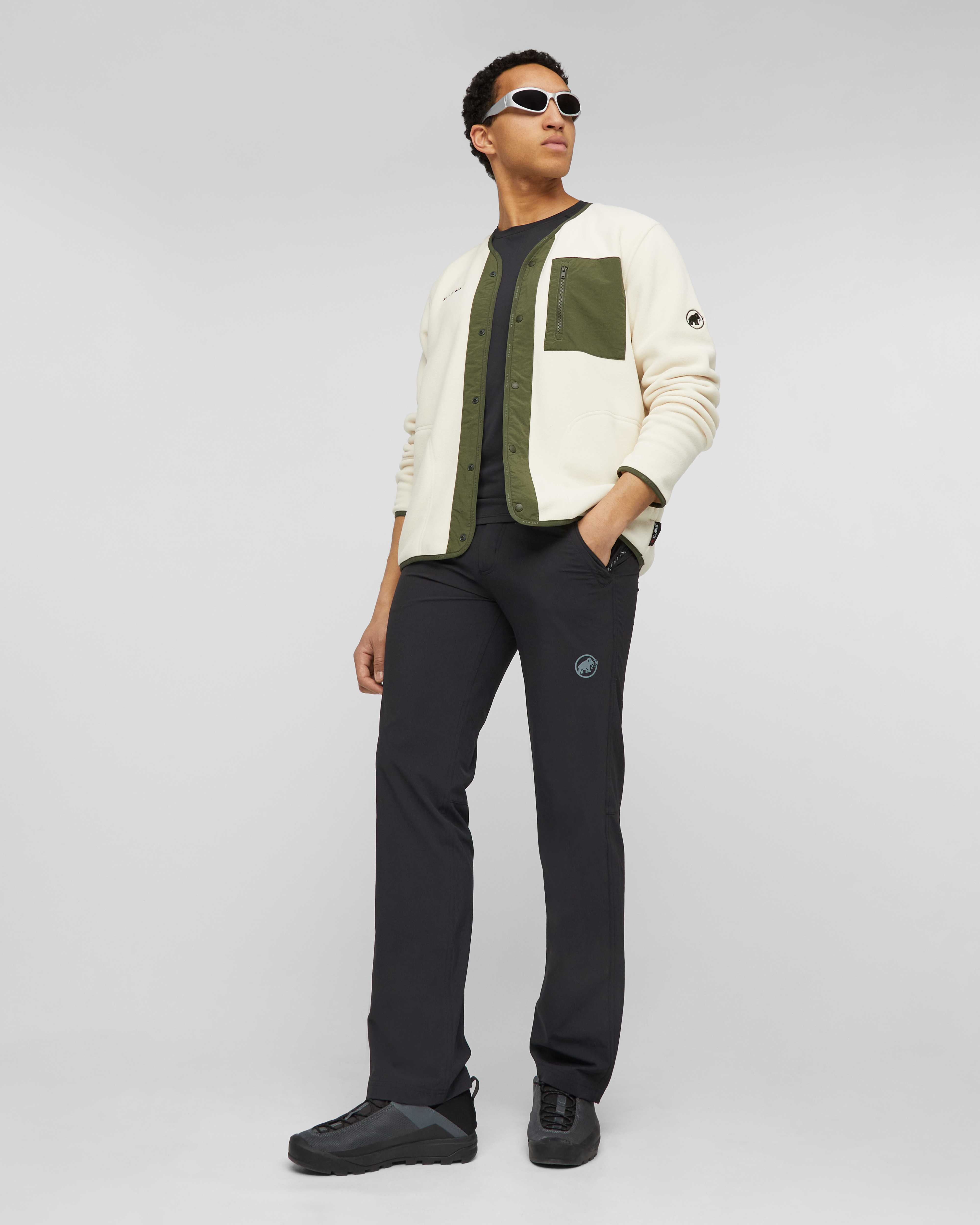 Mammut Moonstone Hybrid ML Cardigan, oatmeal-dark marsh - Oatmeal-dark marsh - Outdoor view