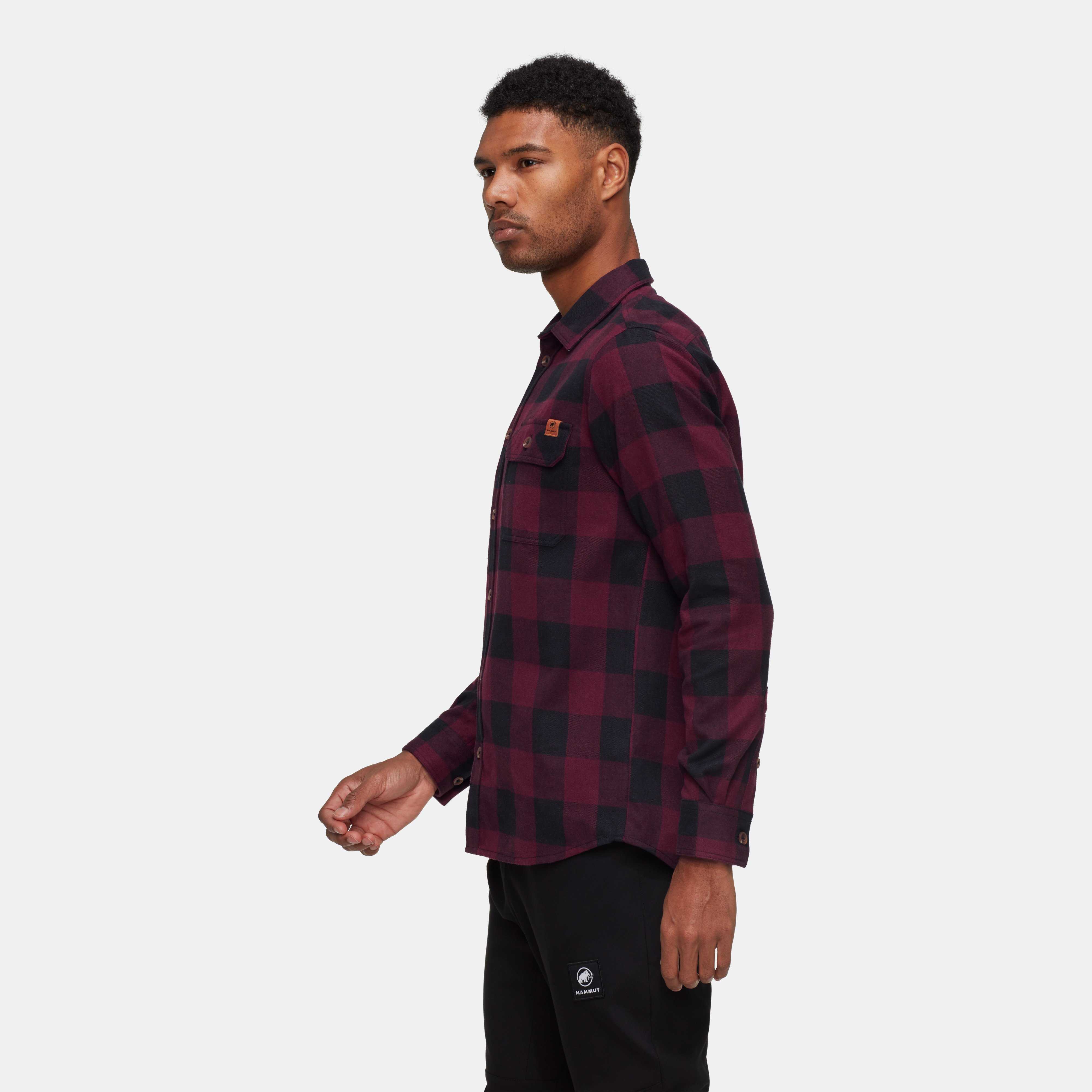 Mammut Tamaro Longsleeve Shirt Men, vin-black - Vin-black