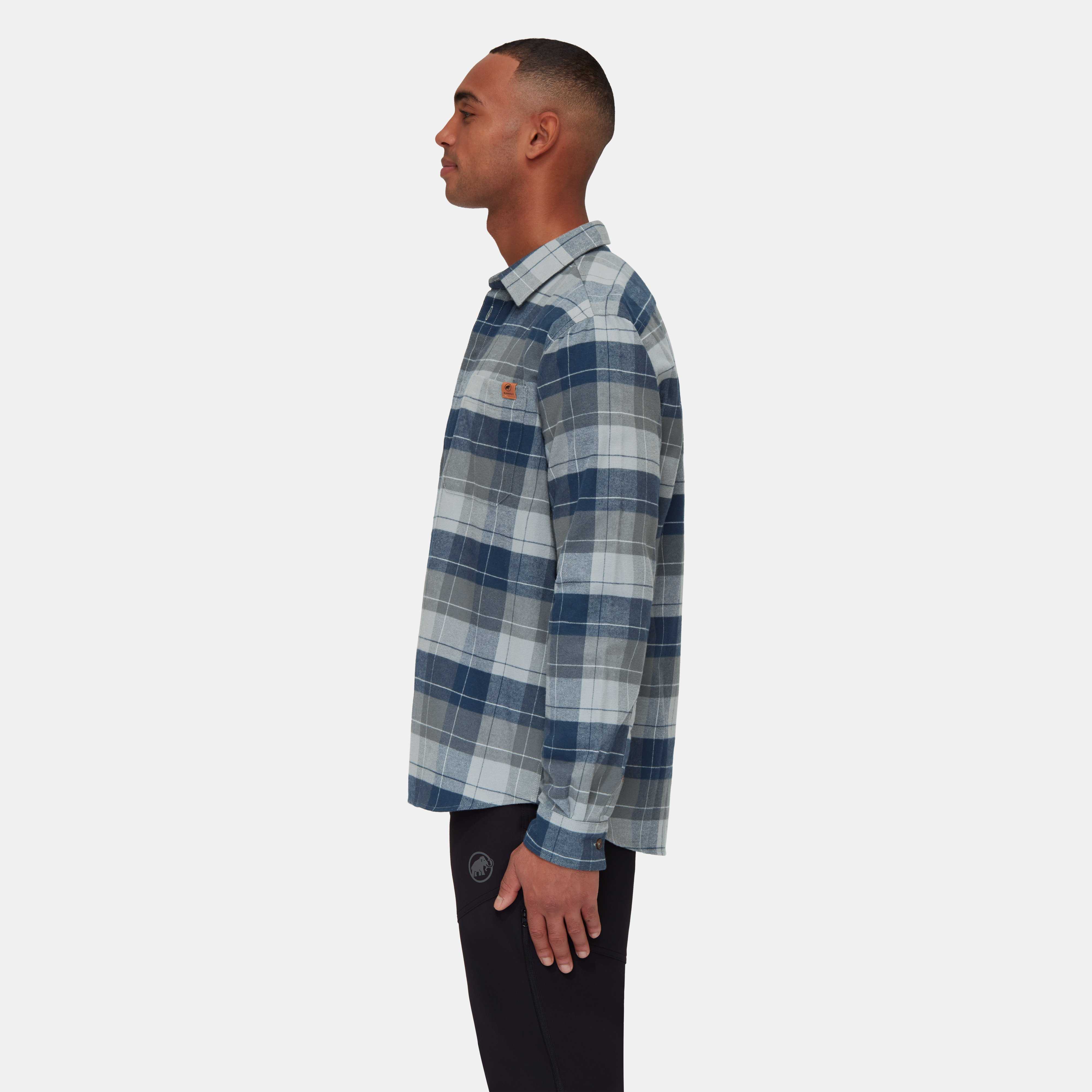 Mammut Trovat Longsleeve Shirt Men, steel-marine - Steel-marine