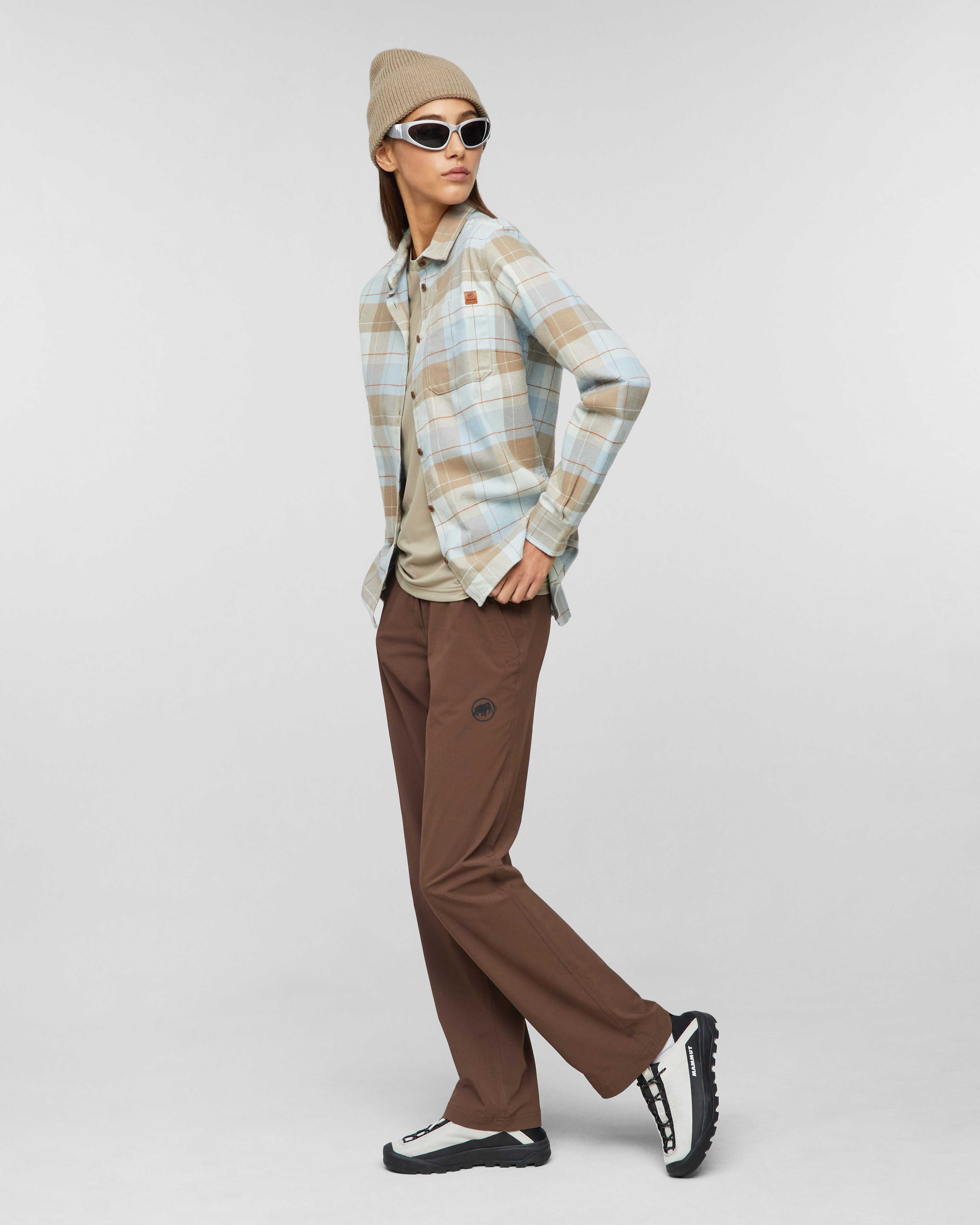Mammut Trovat Longsleeve Shirt Women, sablun-nebla - Sablun-nebla - Outdoor view