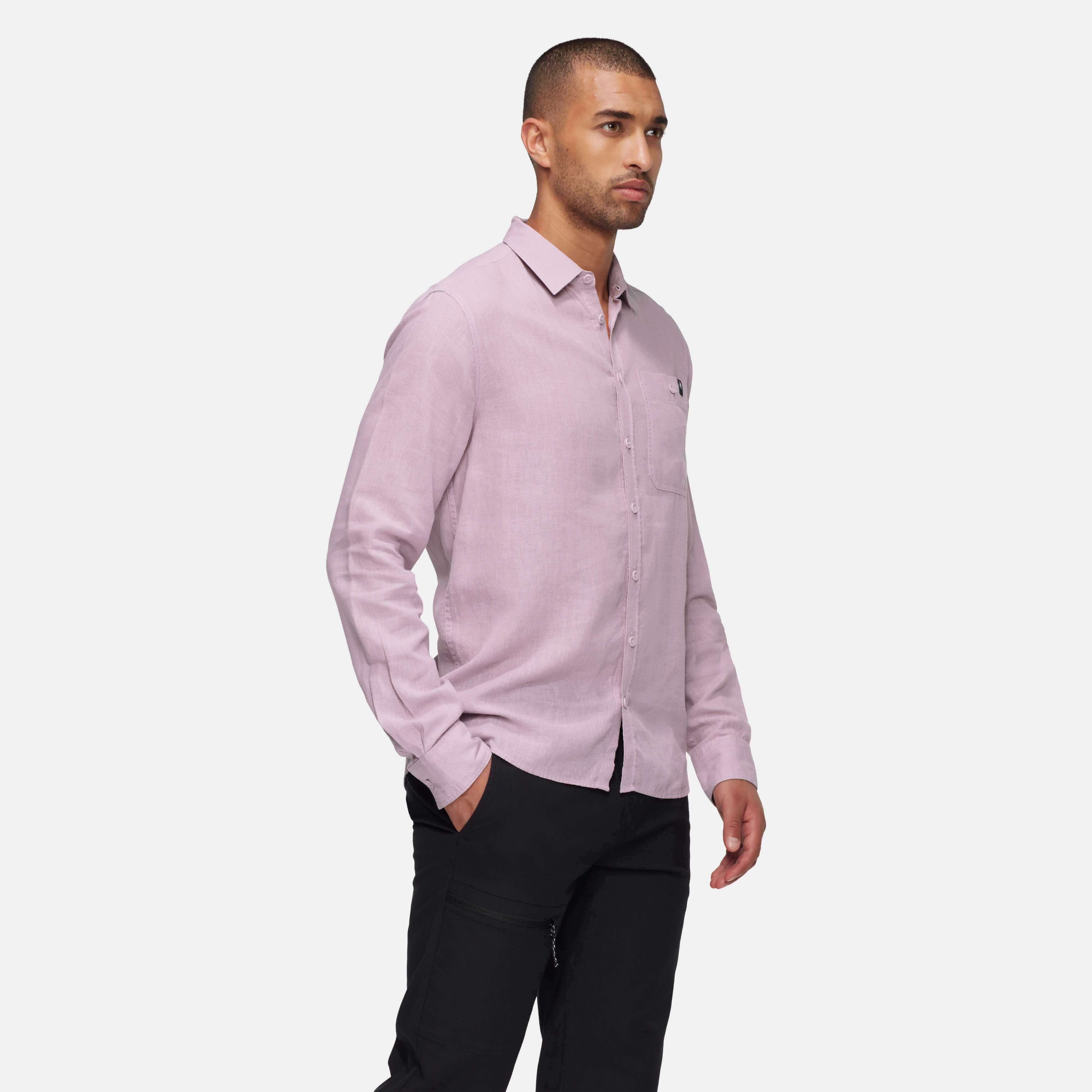 Mammut Alvra Summer Longsleeve Shirt Men, alpine calamint - Alpine calamint