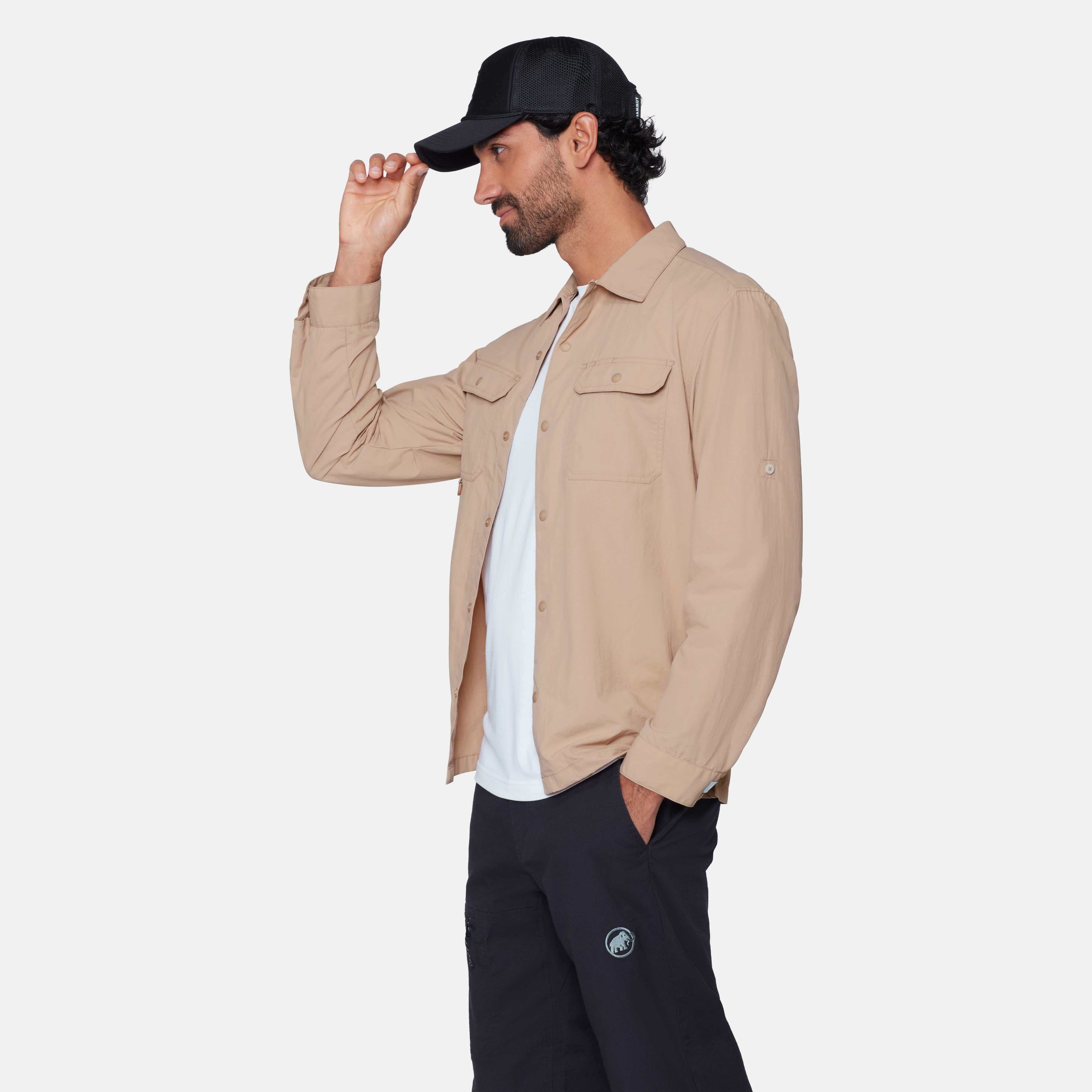 Mammut Highland Longsleeve Shirt Men, savannah - Savannah