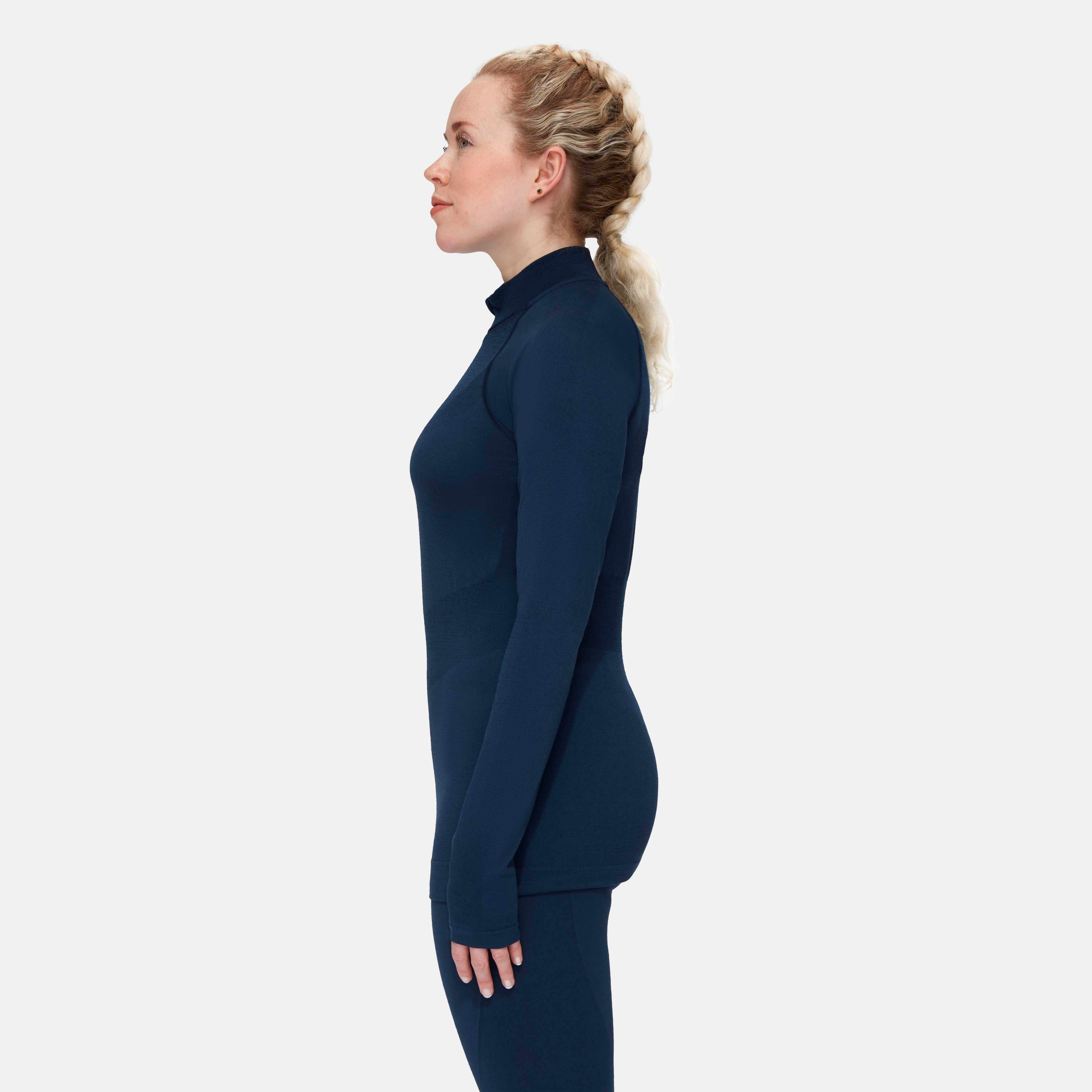 Lululemon athletica Merino Wool-Blend Base Layer Half Zip, Women's Long  Sleeve Shirts