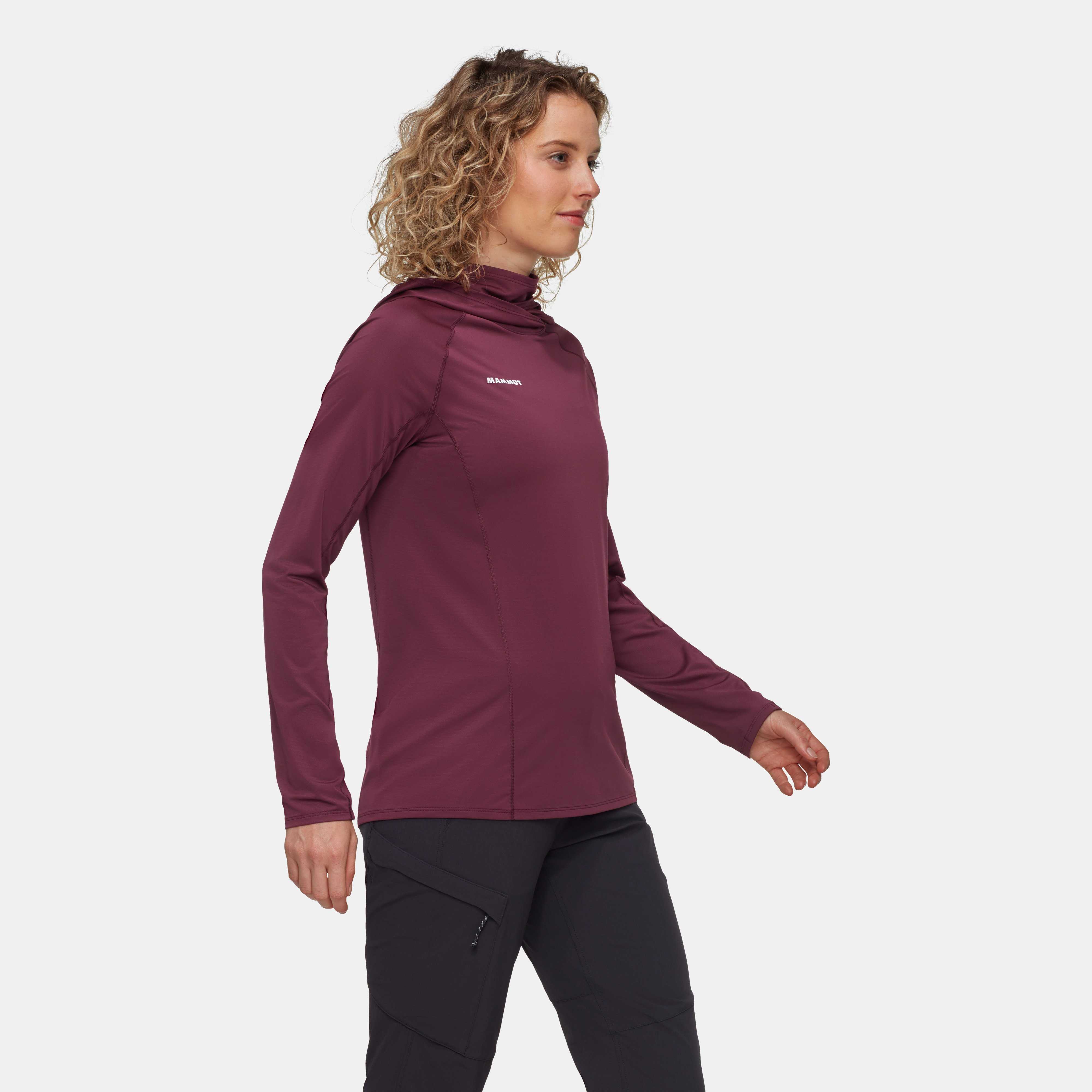 Mammut Selun FL Sun Hoody Women, vin - Vin
