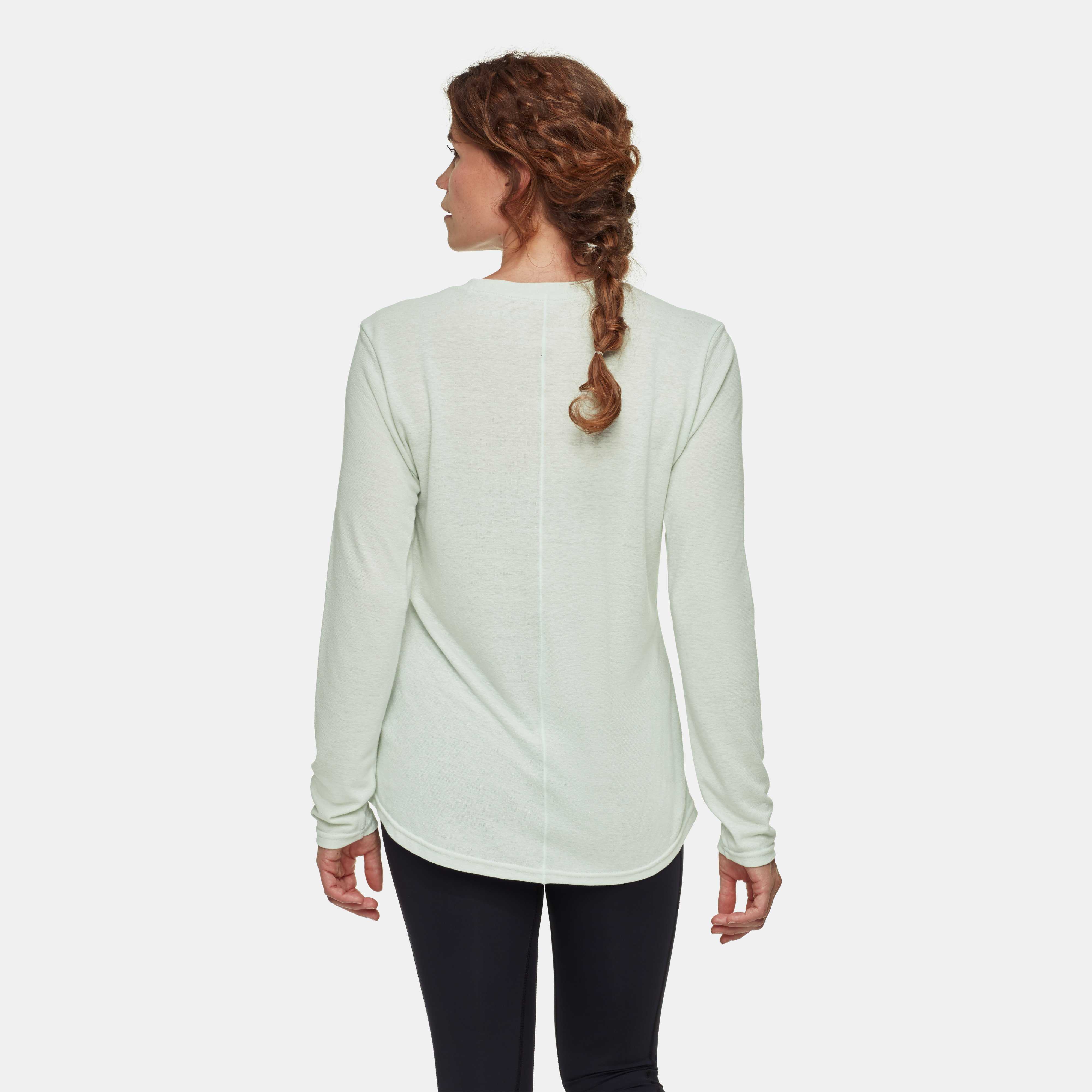 Mammut Massone Light Longsleeve Women, silver sage - Silver sage