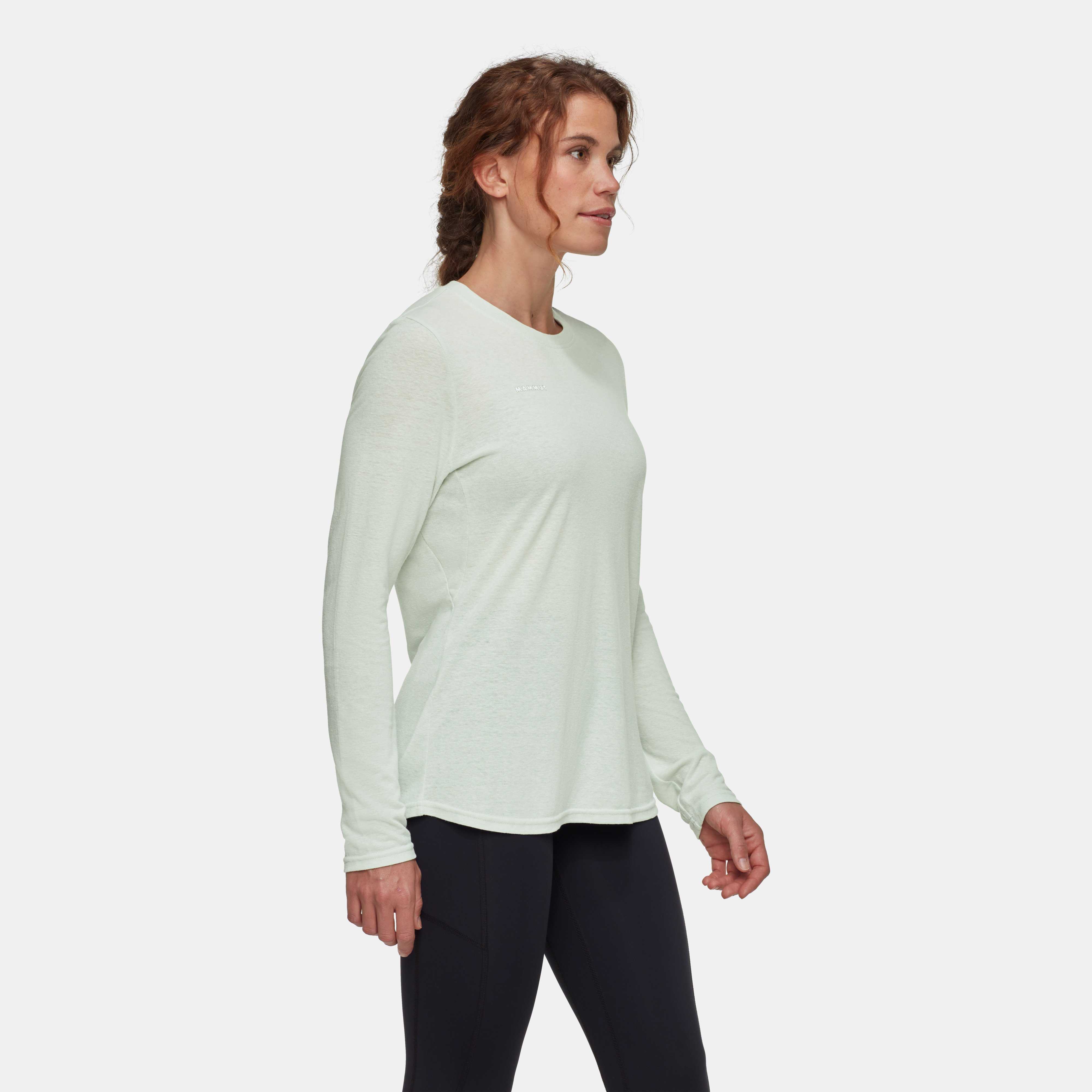 Mammut Massone Light Longsleeve Women, silver sage - Silver sage