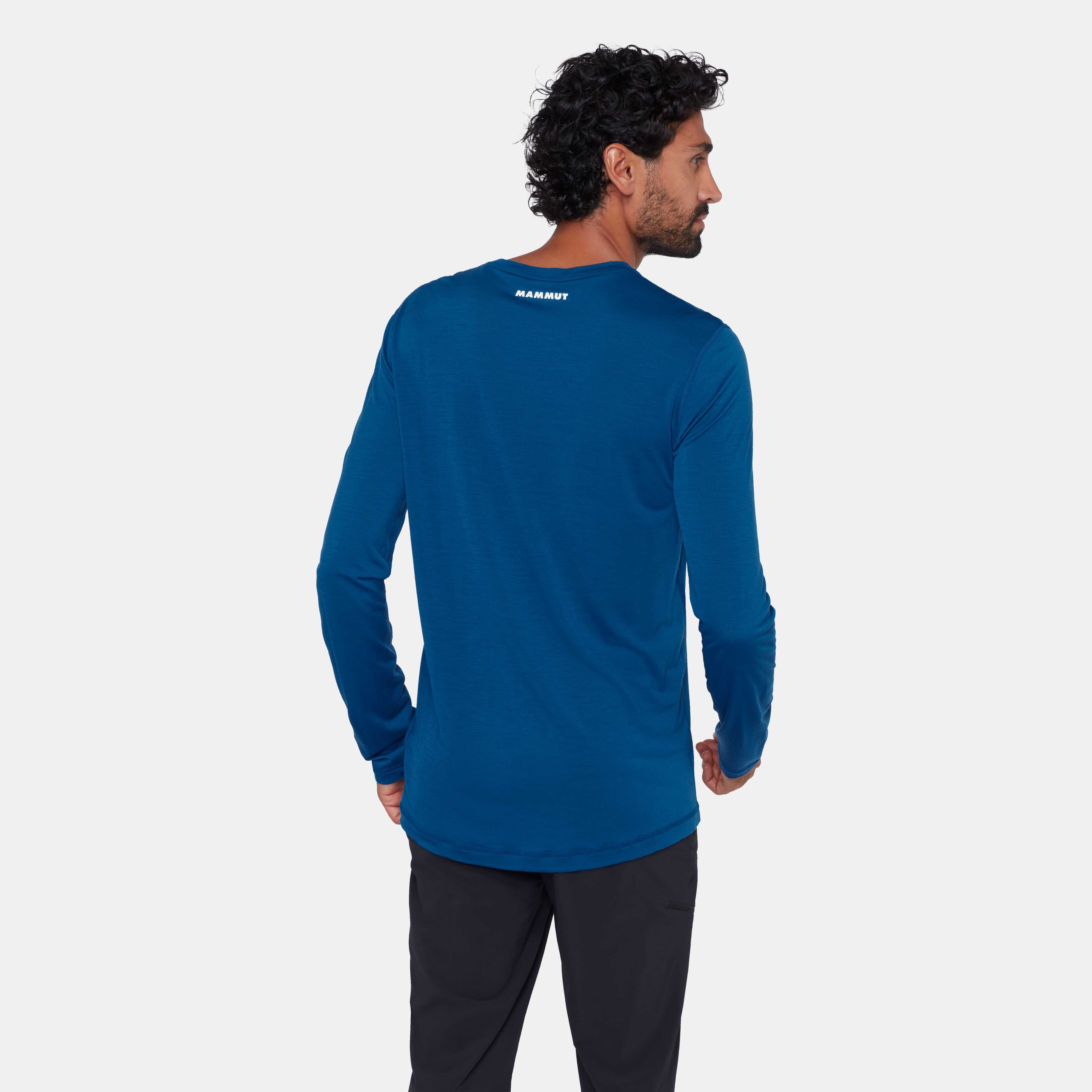 Mammut Tree Wool FL Longsleeve Men, tschiel - Tschiel