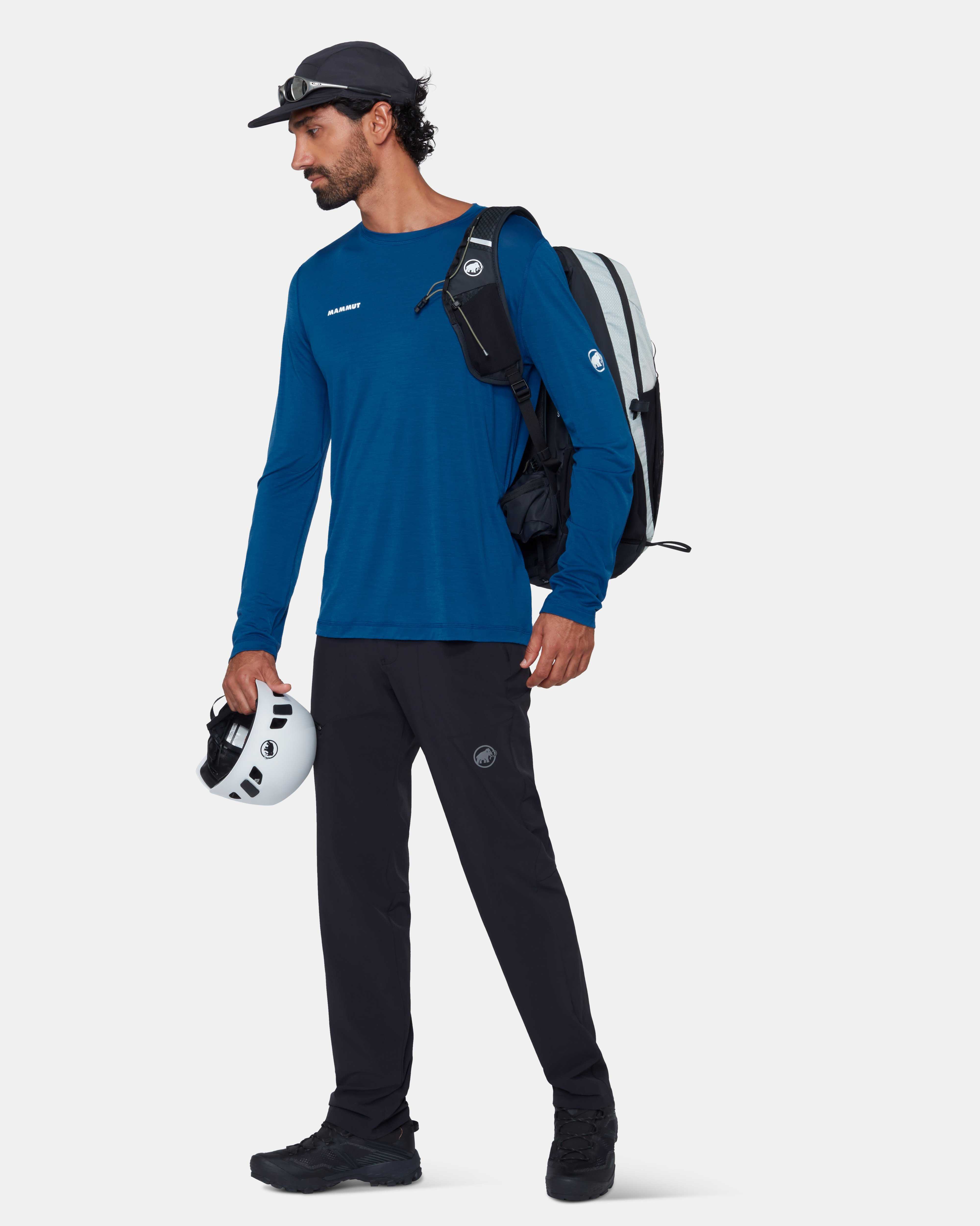 Mammut Tree Wool FL Longsleeve Men, tschiel - Tschiel