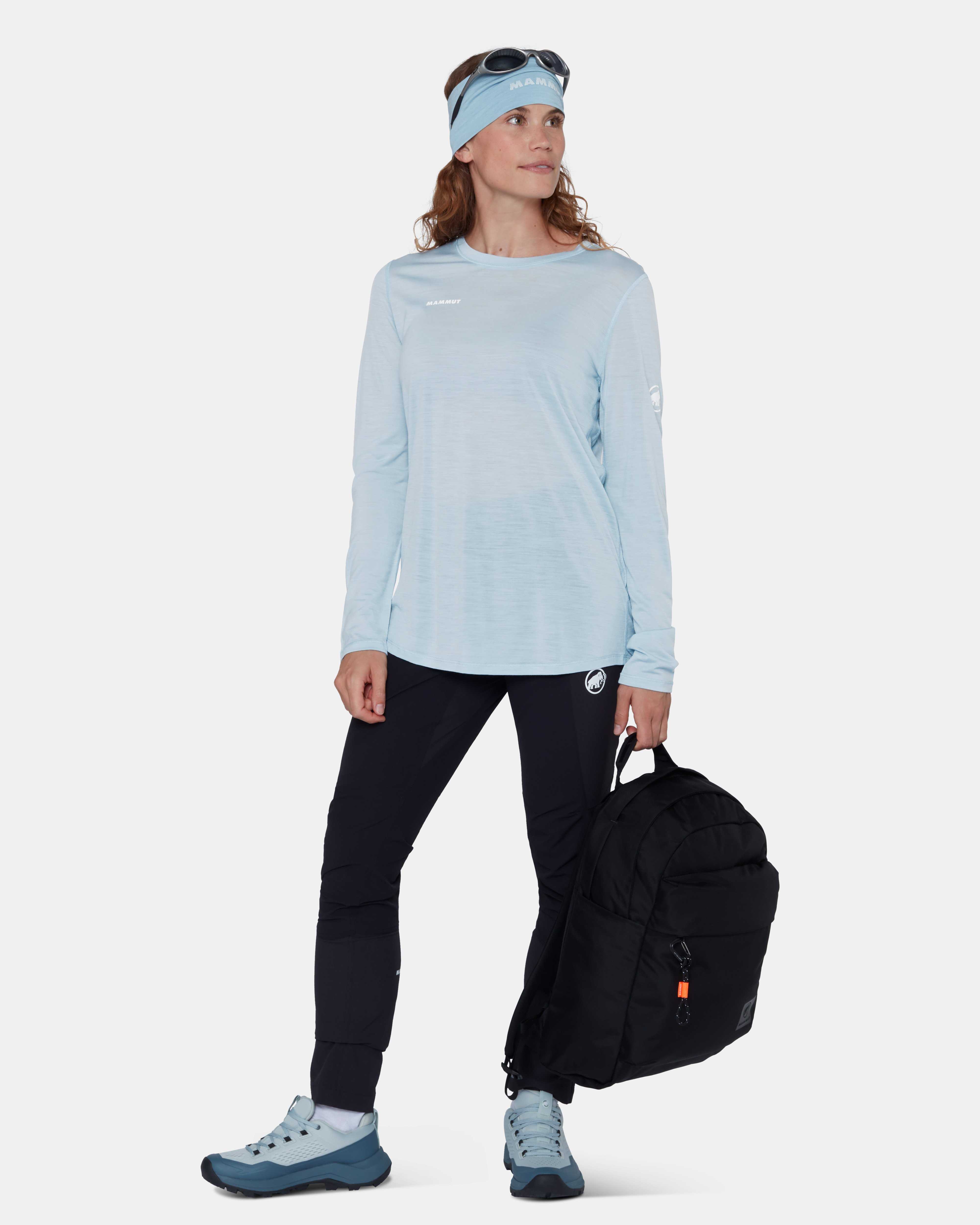 Mammut Tree Wool FL Longsleeve Women, nebla - Nebla