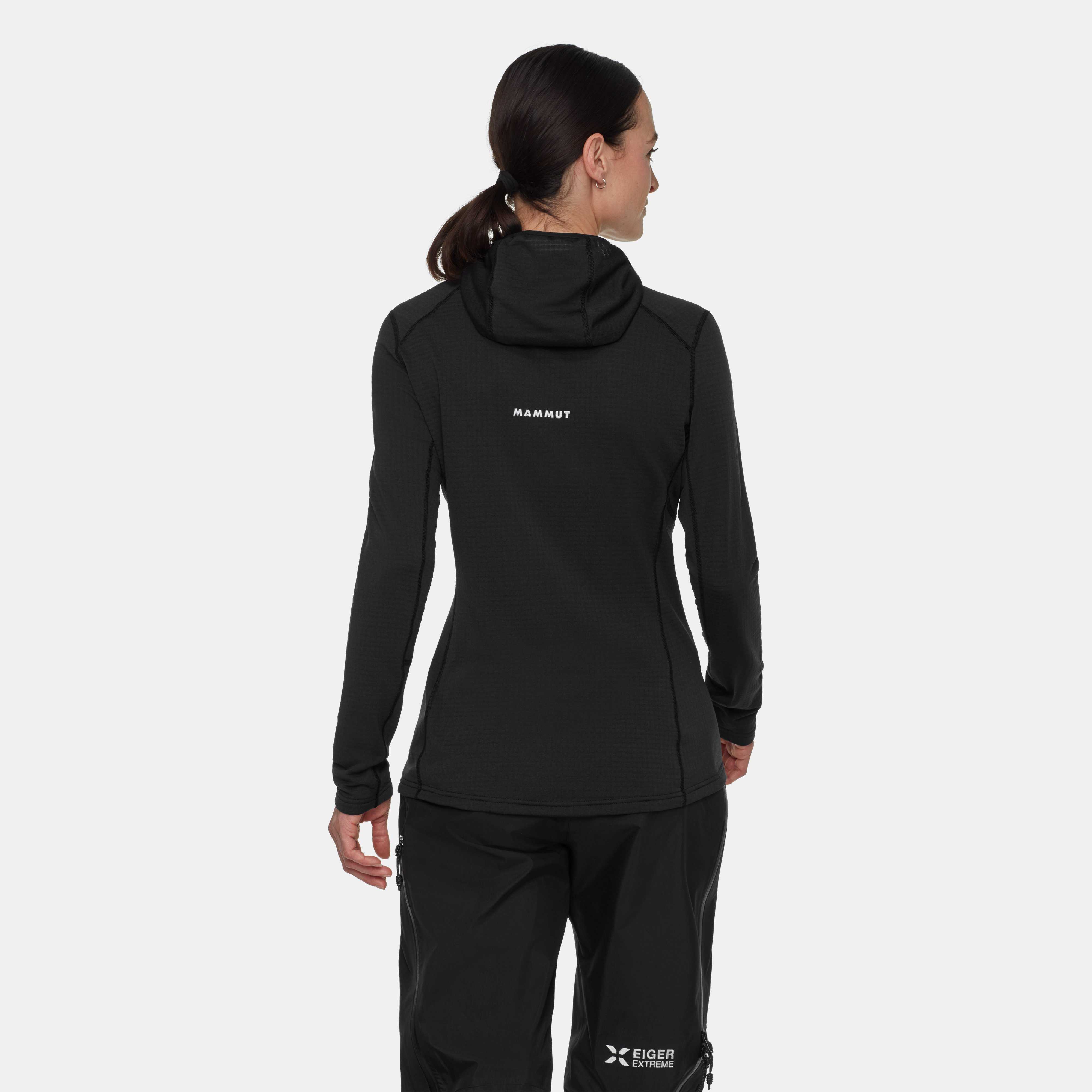 Mammut Eiger Nordwand Advanced FL Half Zip Hoodie Women, black - Black