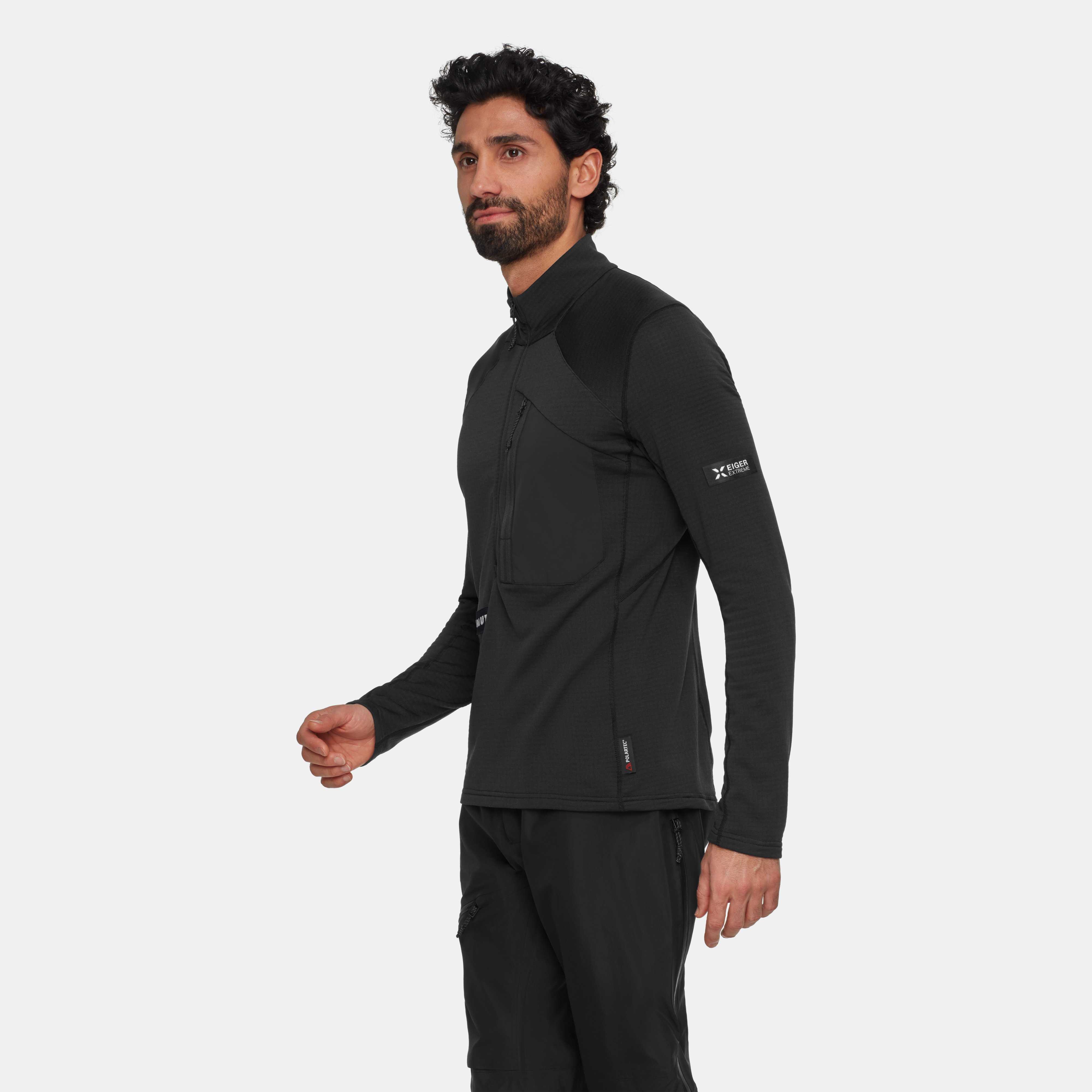 Mammut Eiger Nordwand Advanced FL Half Zip Pull Men, black - Black