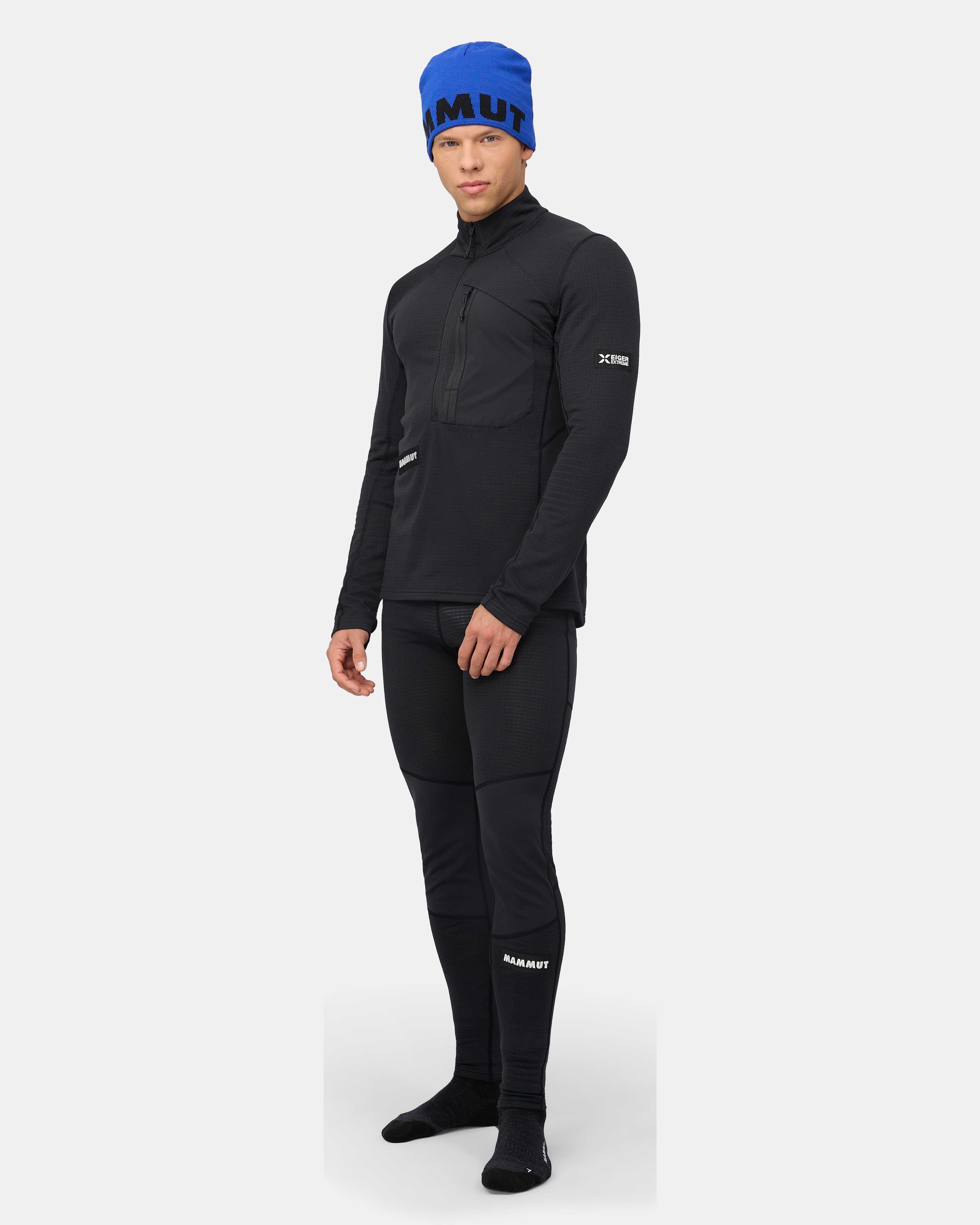 Mammut Eiger Nordwand Advanced FL Half Zip Pull Men, black - Black