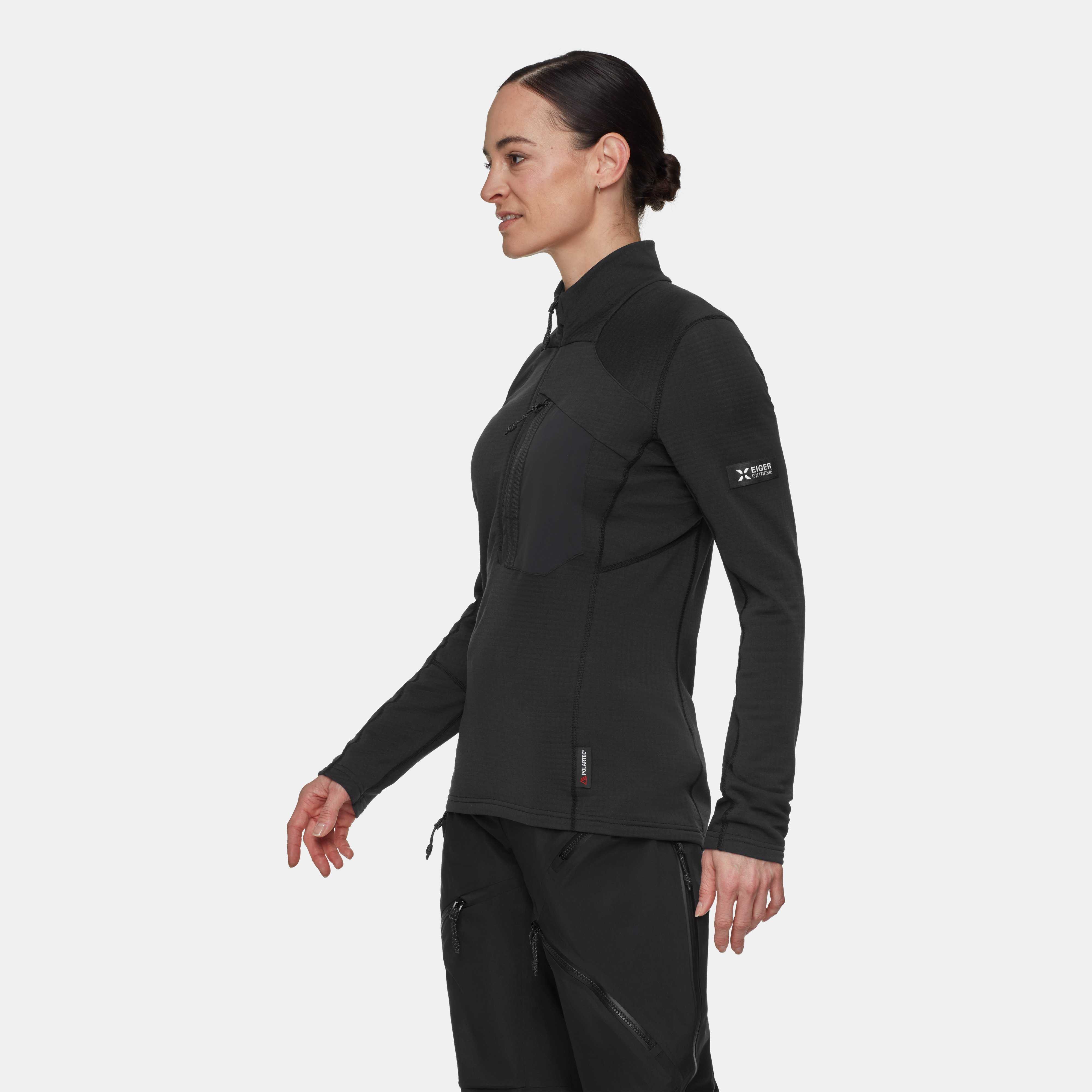 Mammut Eiger Nordwand Advanced FL Half Zip Pull Women, black - Black