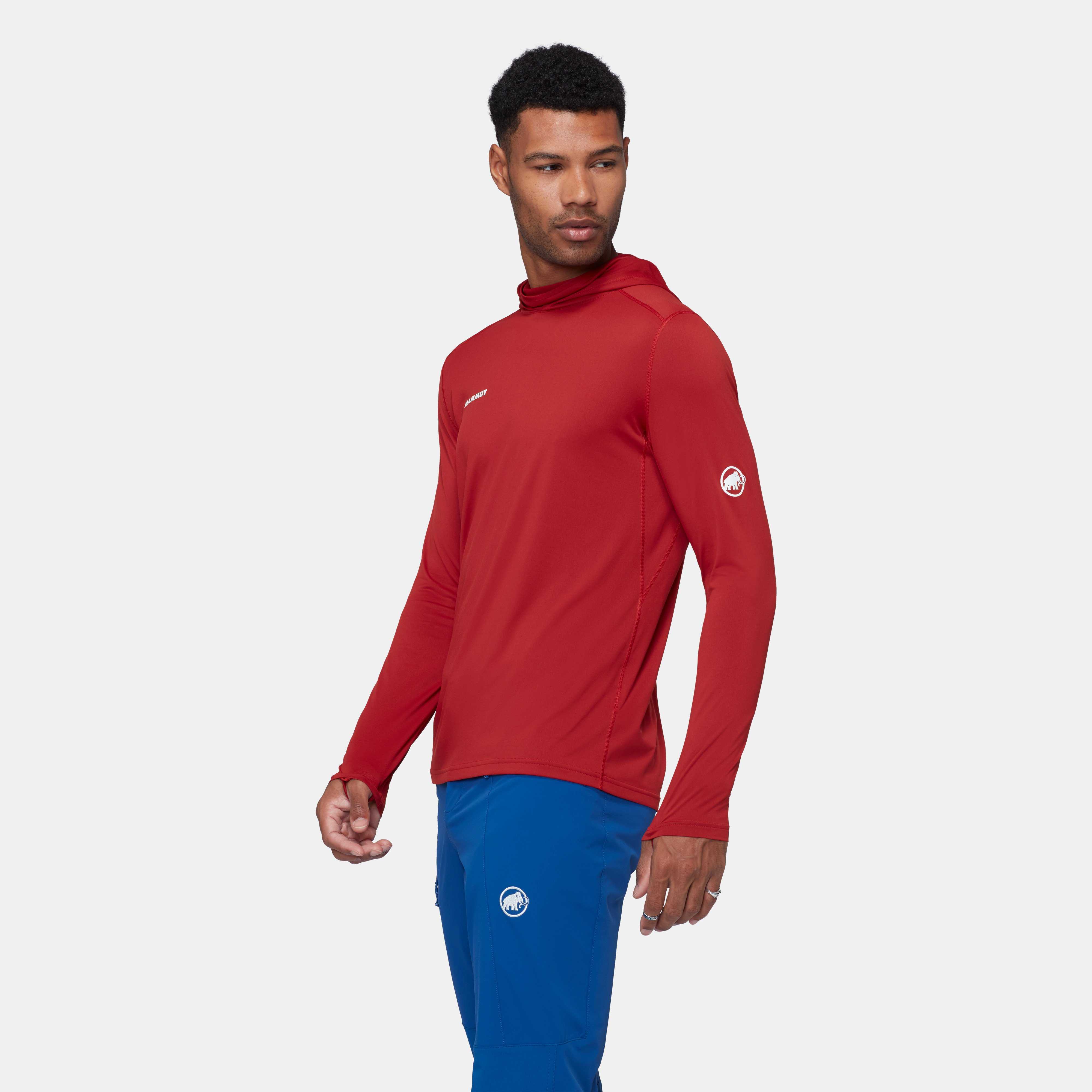 Mammut Selun FL Sun Hoody Men, dark mammut red - Dark mammut red
