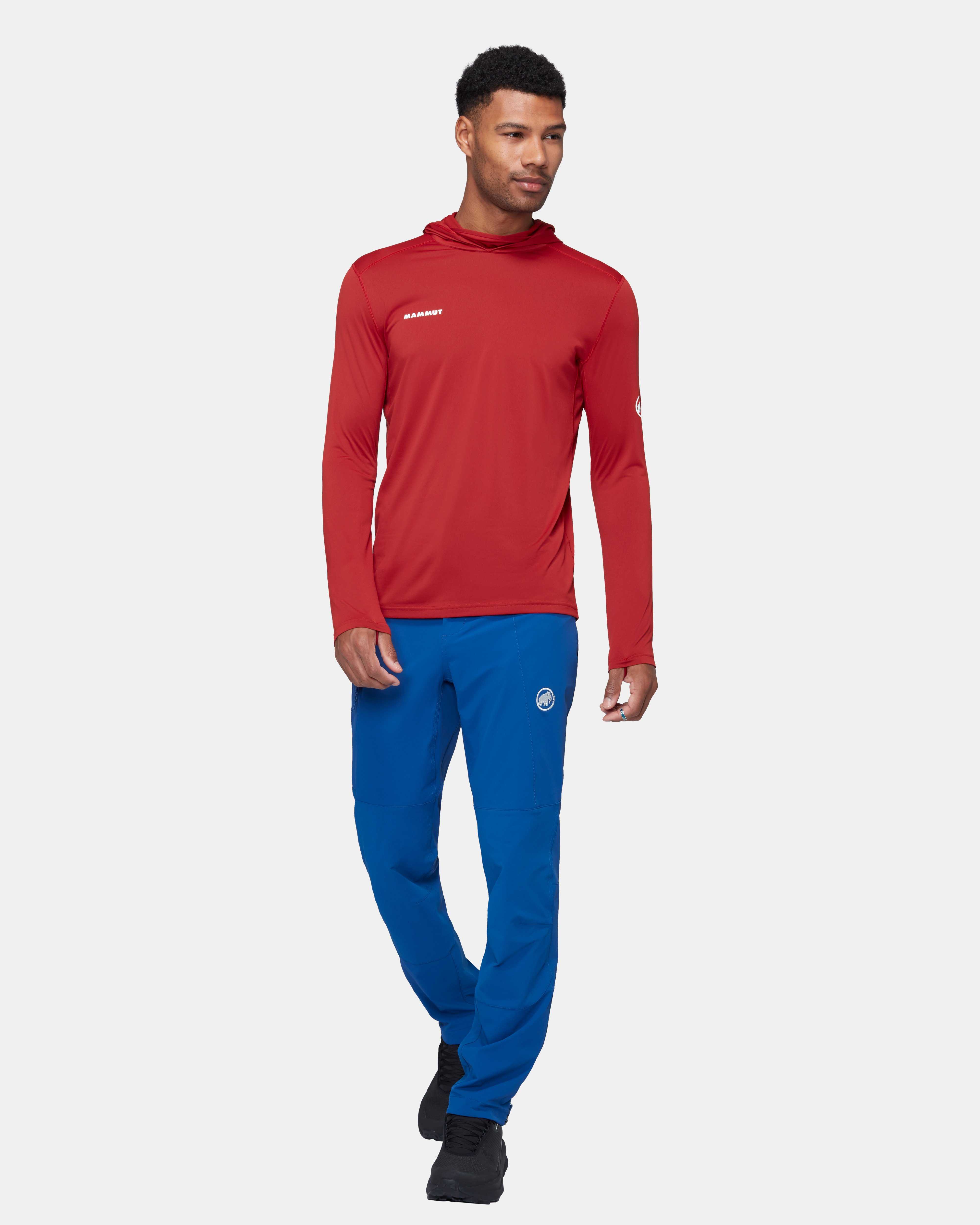 Mammut Selun FL Sun Hoody Men, dark mammut red - Dark mammut red