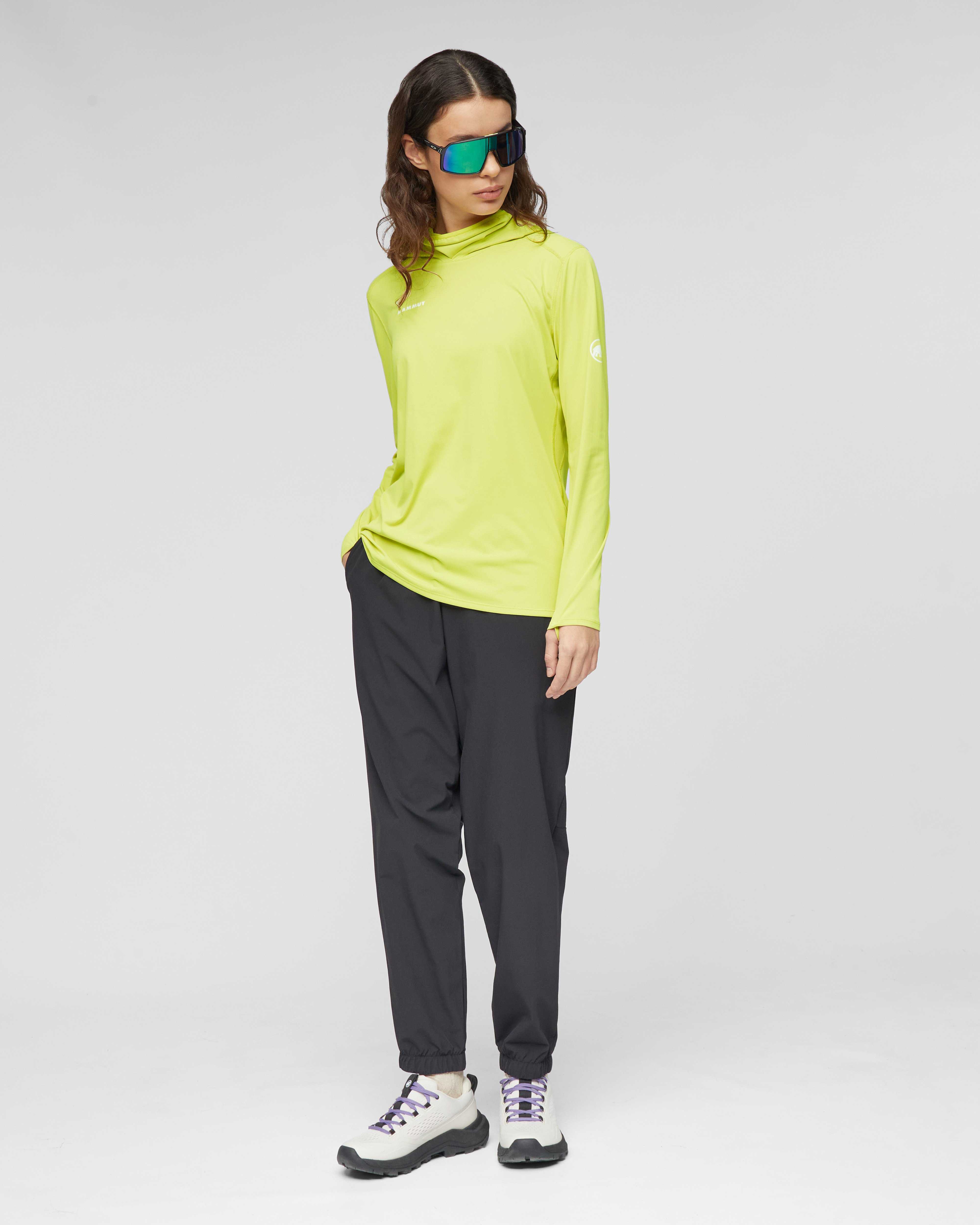 Mammut Selun FL Sun Hoody Women, holunder - Holunder - Outdoor view