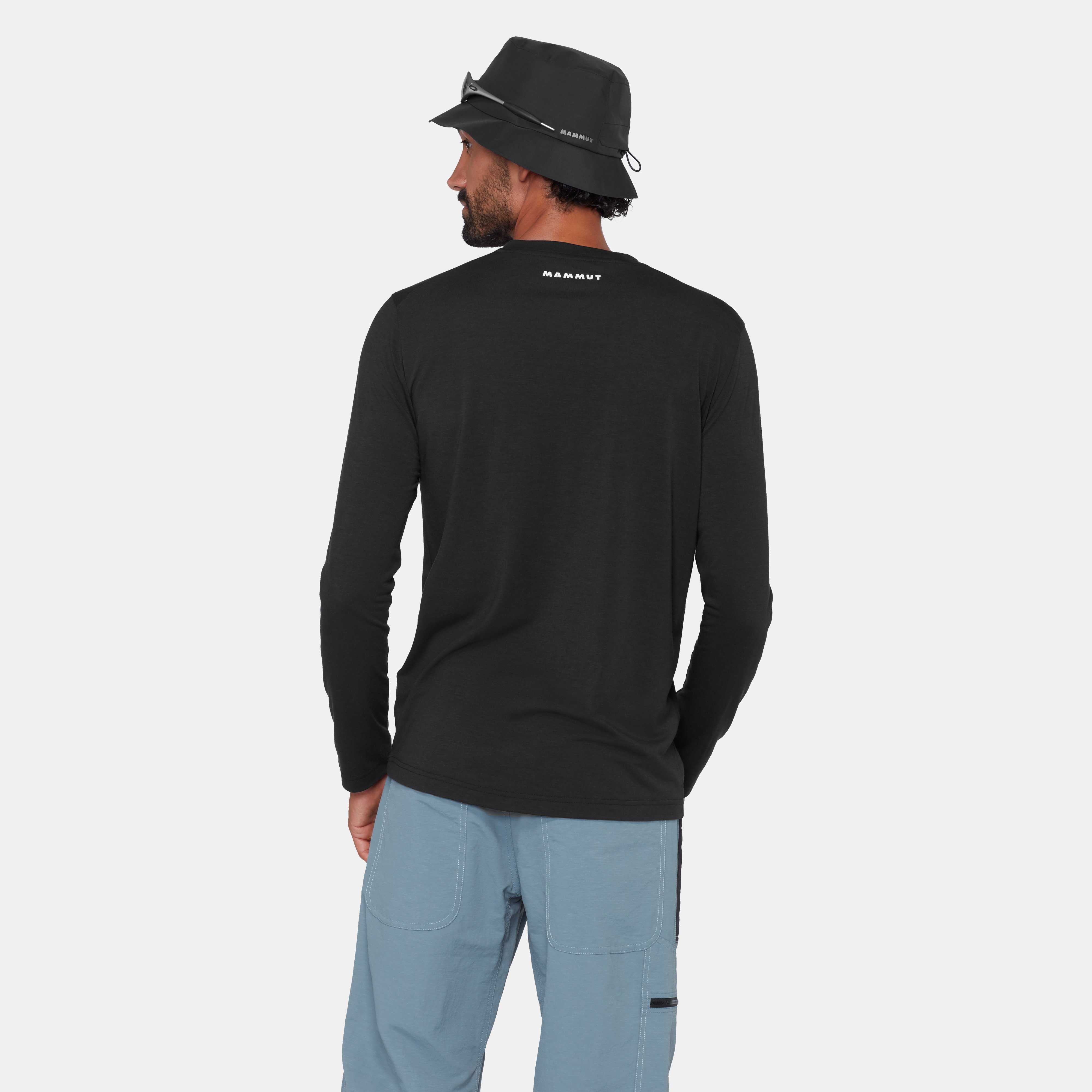 Mammut Mountain Longsleeve T-Shirt Men Bluemlisalphorn, black - Black