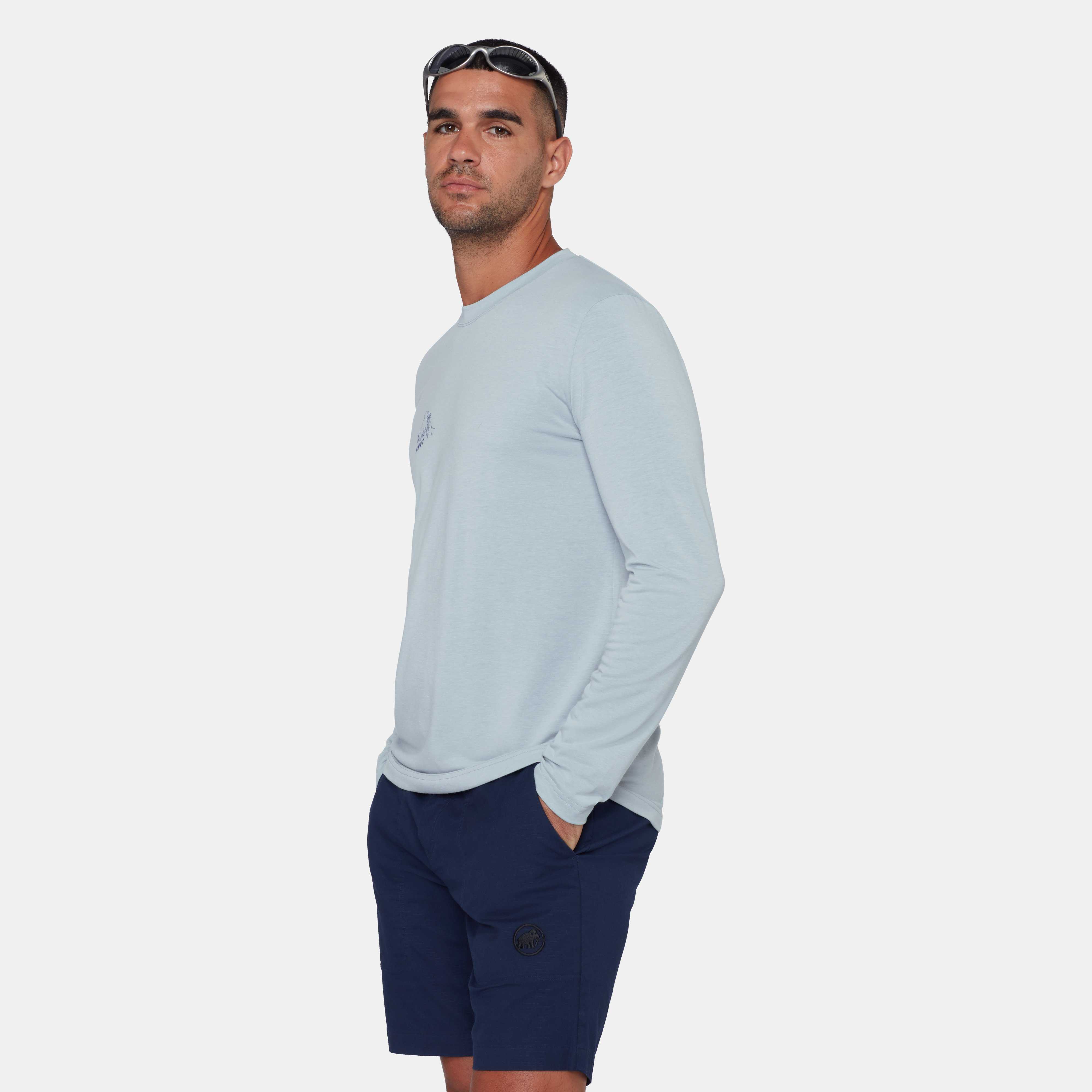 Mammut Mountain Longsleeve T-Shirt Men Bluemlisalphorn, nebla - Nebla