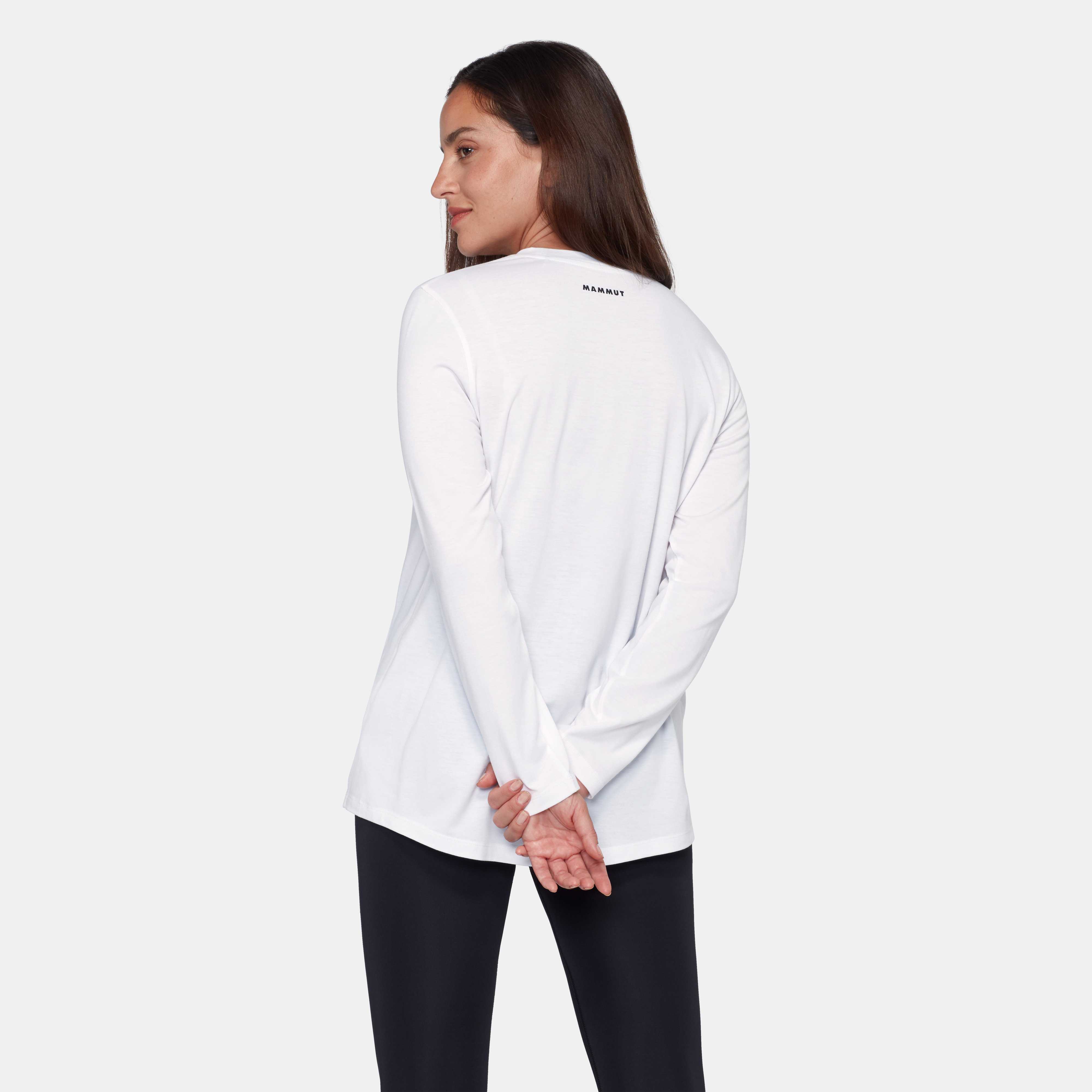 Mammut Mountain Longsleeve T-Shirt Women Bluemlisalphorn, white - White