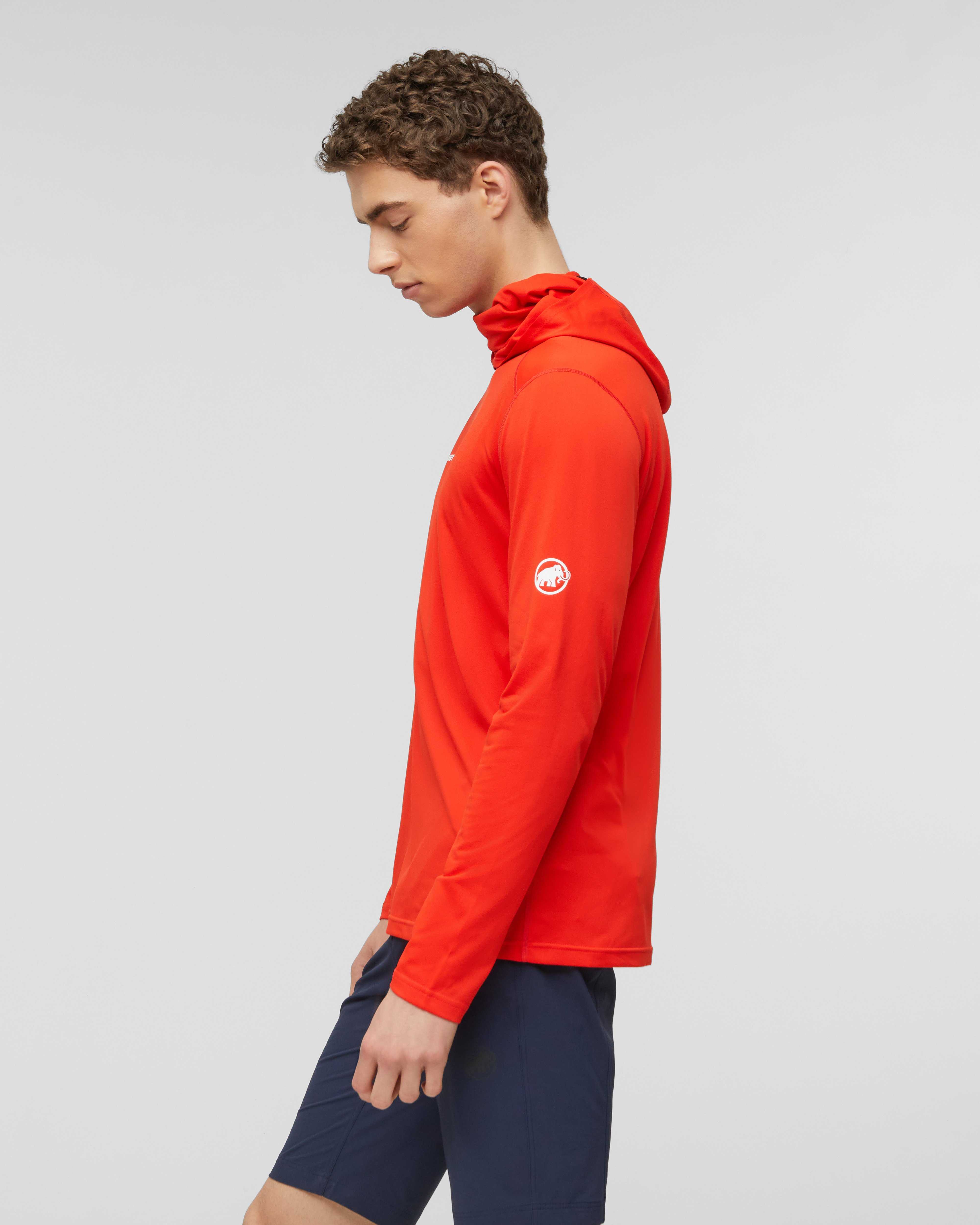 Mammut Mtn. Pro 2.0 Sun Hoody Men, mammut red - Mammut red - Model side view