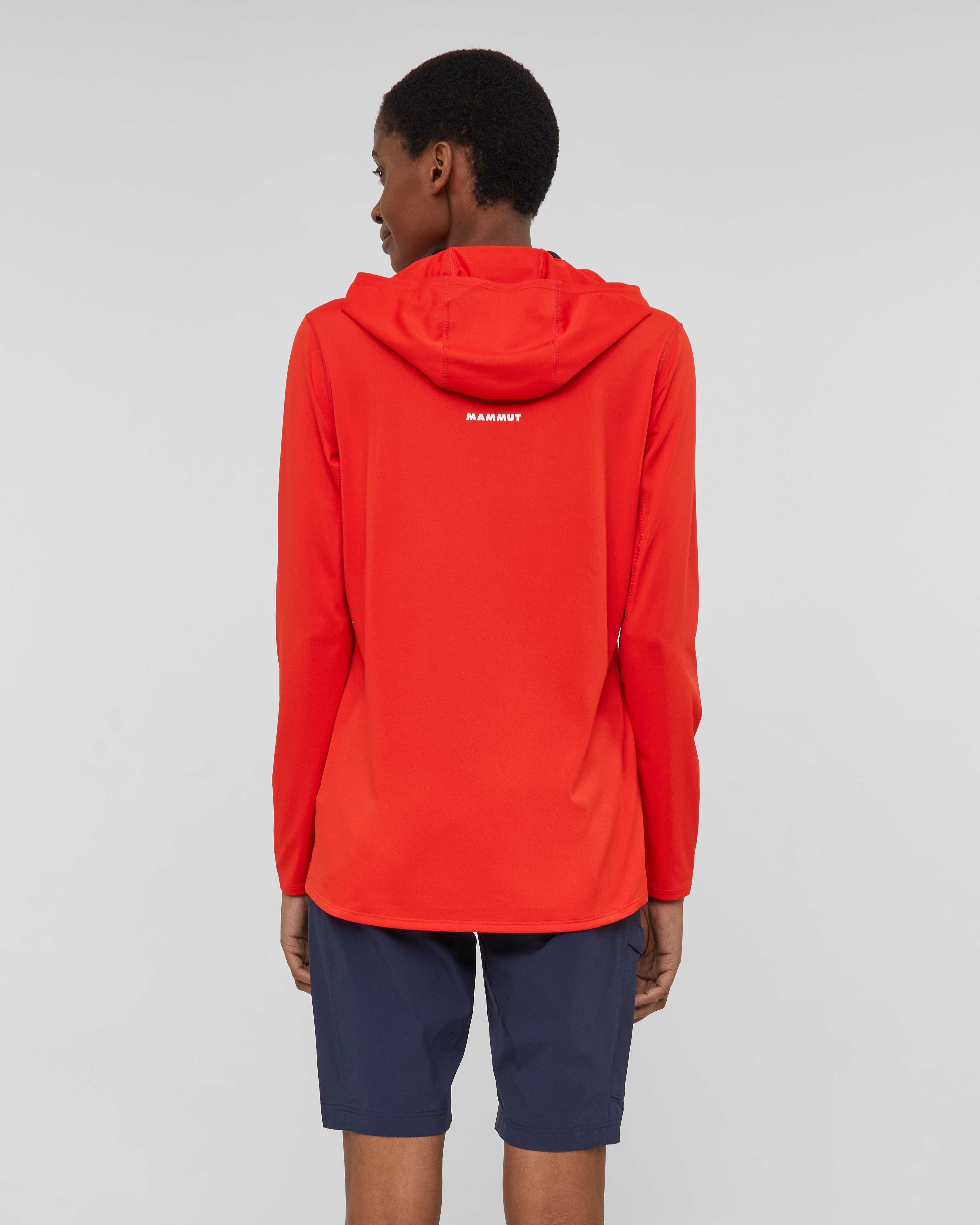 Mammut Mtn. Pro 2.0 Sun Hoody Women, mammut red - Mammut red - Model back view