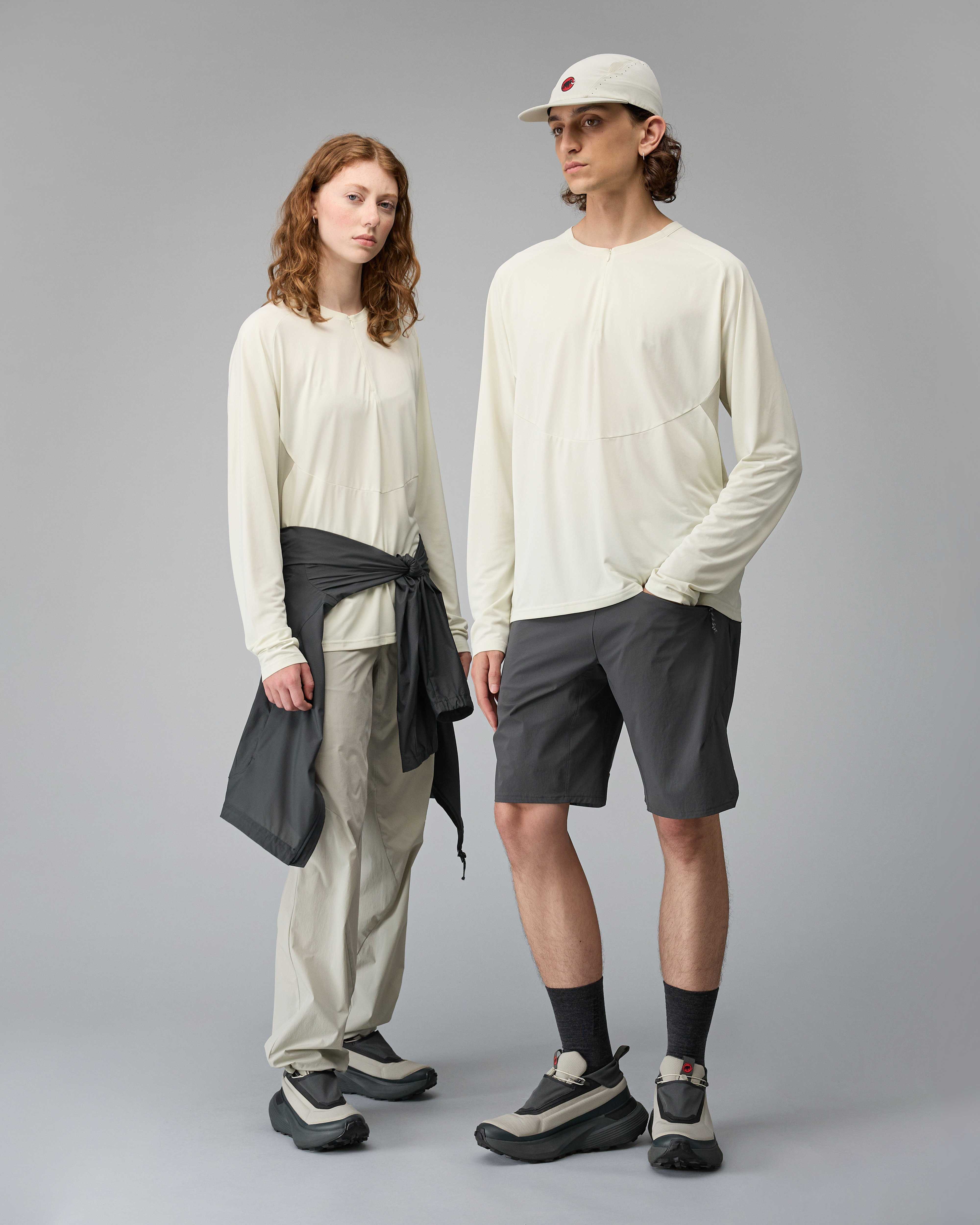 Mammut Hiking Patrol x Mammut Light FL Half Zip Longsleeve T-Shirt, sage frost-willow whisper - Sage frost-willow whisper