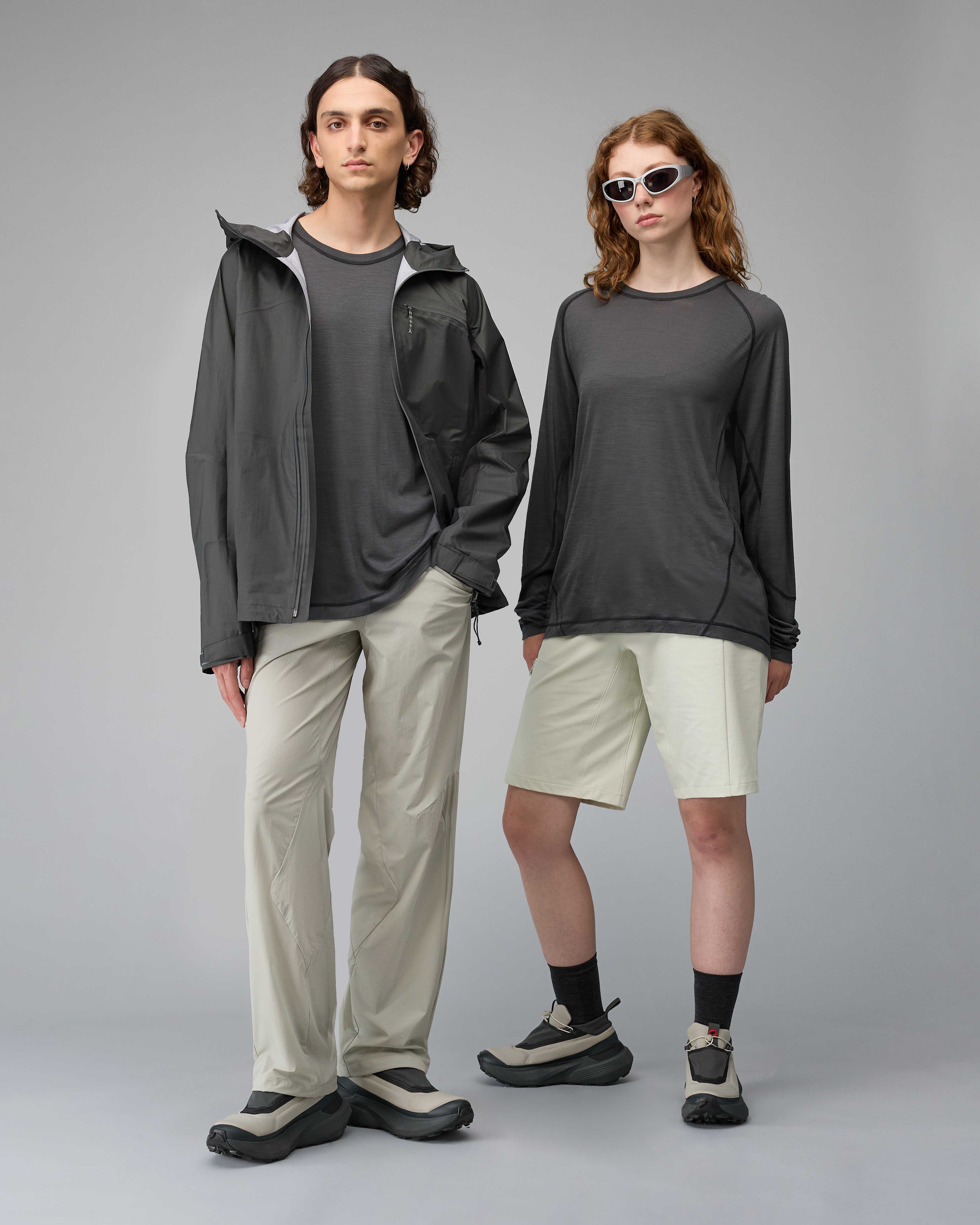 Mammut Hiking Patrol x Mammut Tree Wool FL Longsleeve T-Shirt, gabbro - Gabbro